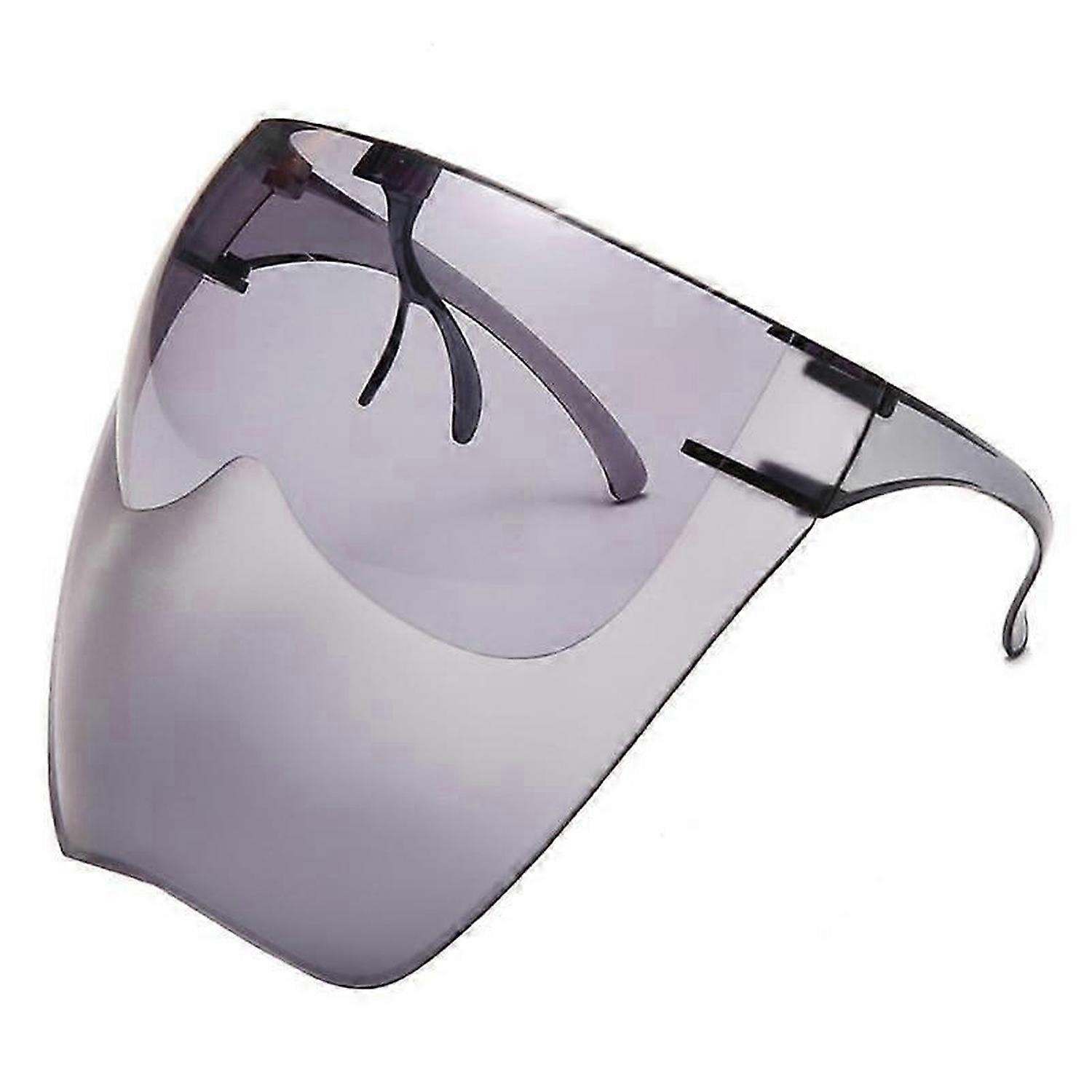 Cycling Mask Double-sided Coated Anti-fog Face Screen Windproof Goggles Sunglasses Large Version Upgrade HD Real Face Shield