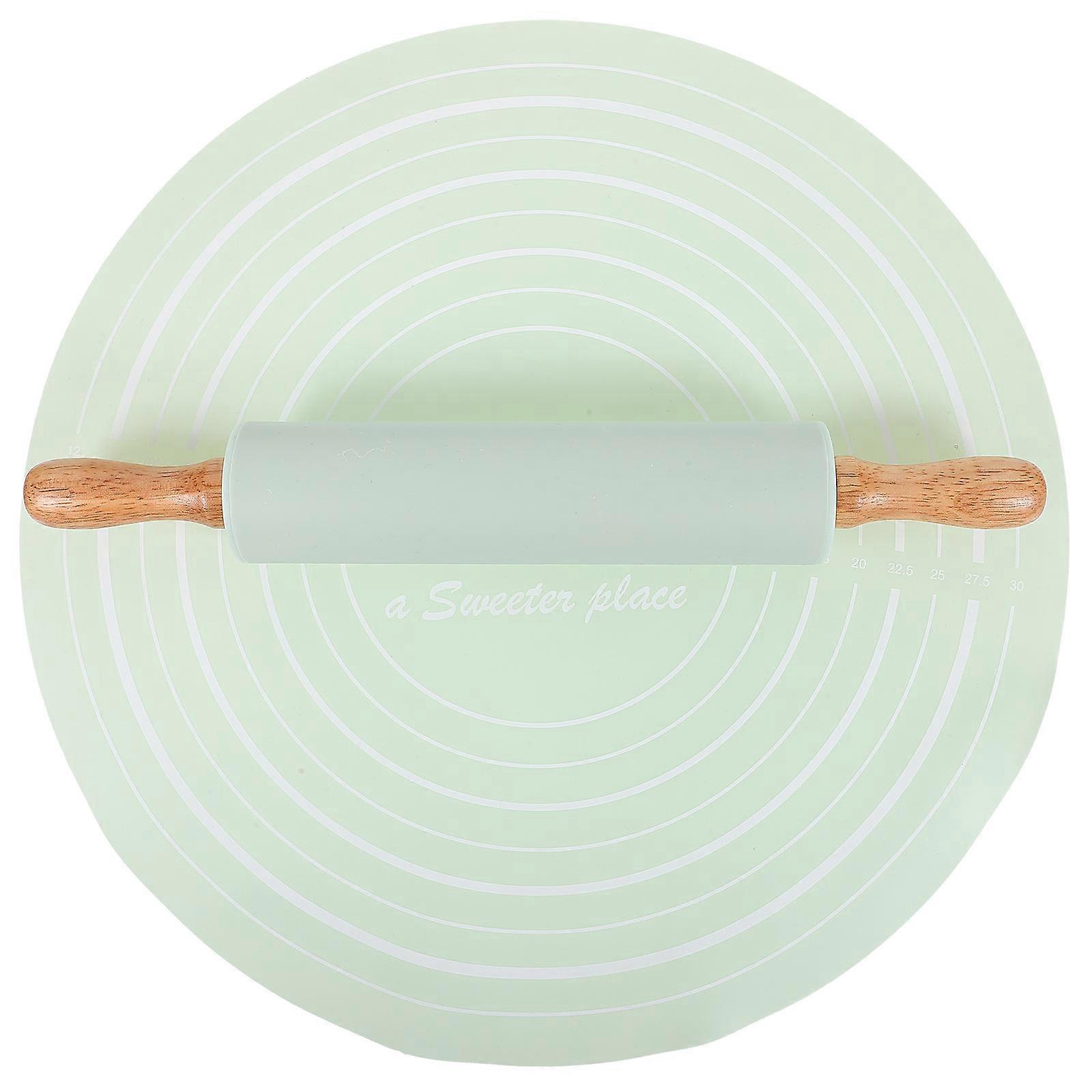 Silicone Bread Rolling Mat Kitchen Silicone Mat Anti Skid For Baking 1 Set