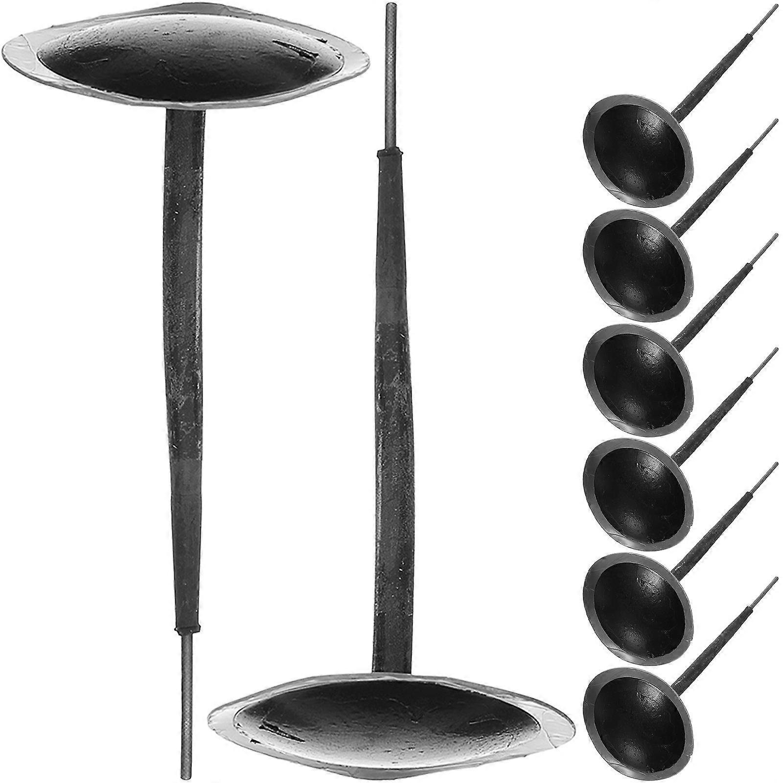 Automotive Tire Patch Tire Repair Tools For Professional Mechanics 4.5mm Diameter Mushroom Shape 24Pcs