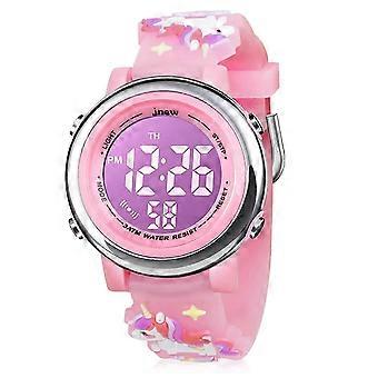 Kids Digital Watch, 3D Cartoon Sports Watch for 3-10 Year Boys Girls, Time Date