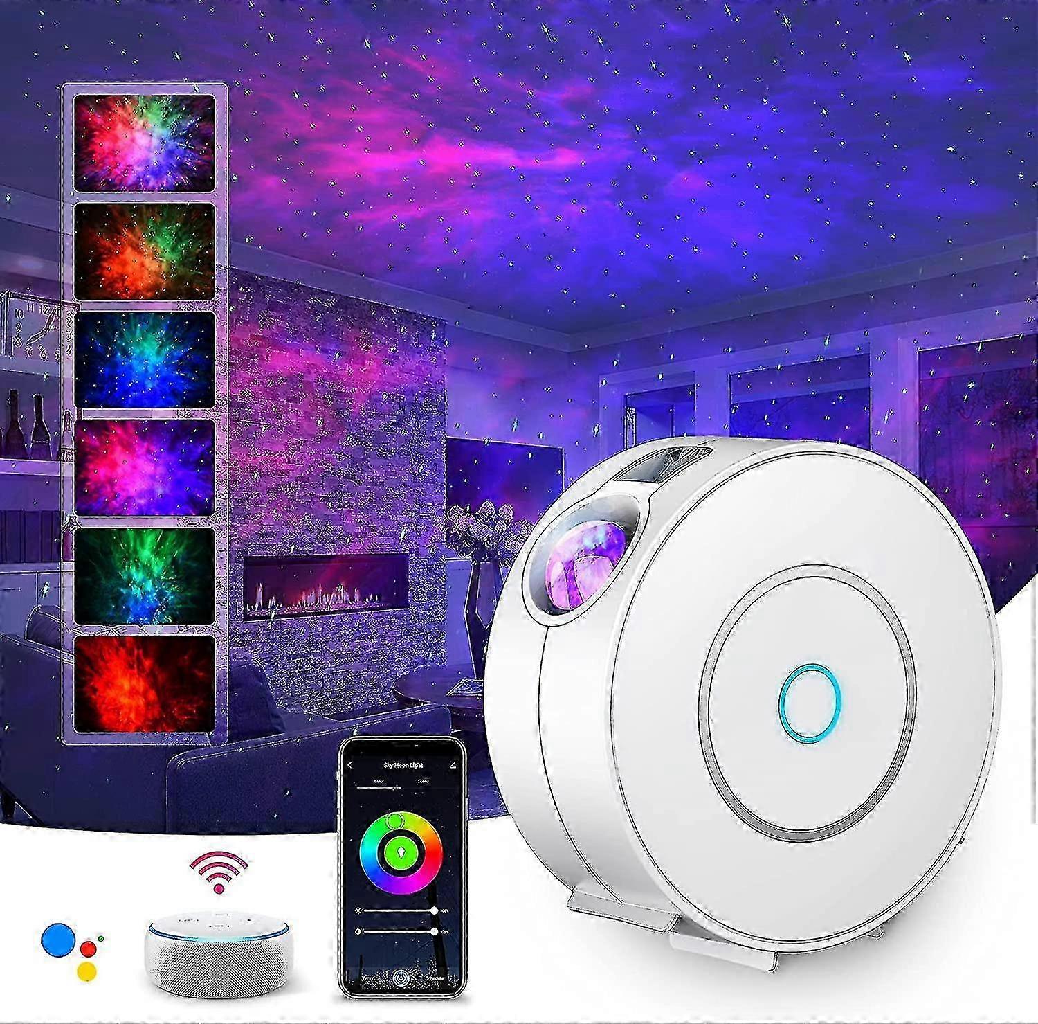 Galaxy Cloud Star Light Projector - LED Smart Star Projector for Bedroom Lighting