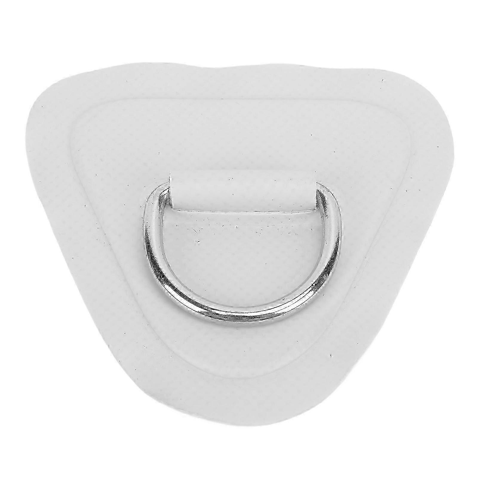 D Ring Patch Triangle UV Resistant PVC Patch D Ring Rope Buckle for Inflatable Boat Kayak Dinghy Grey