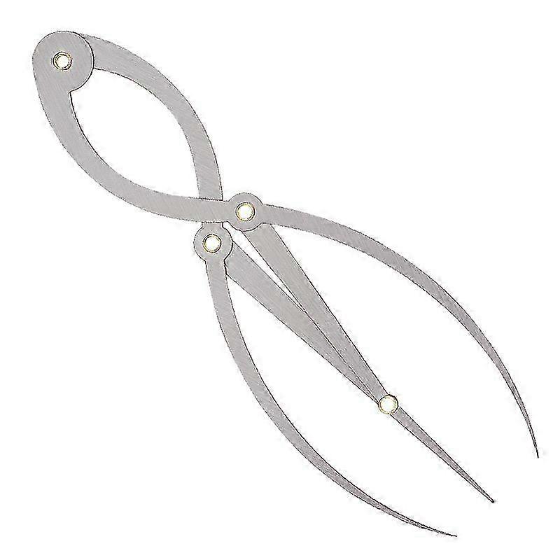 Precision Eyebrow Caliper: Stainless Steel Tool for Makeup Application