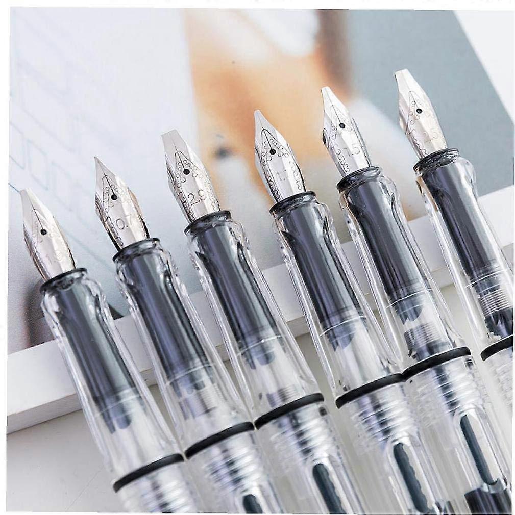 Duckbill Gothic Calligraphy Art Fountain Pen - Flat Tip Tibetan Arabic - Sizes 0.7mm to 2.9mm, Parallel Design
