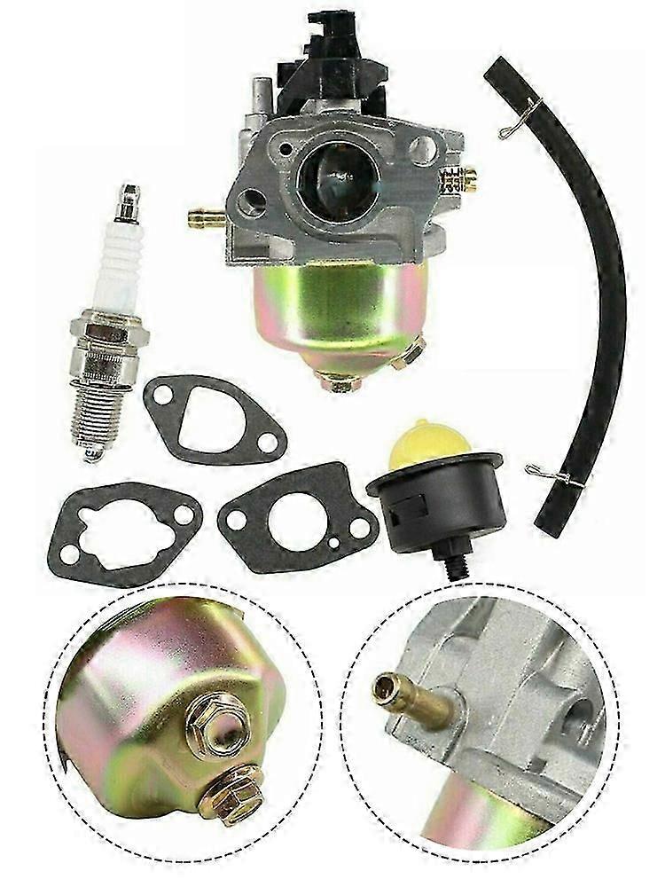 Carburetor Kit Spark Plug Pump Primer Gasket Hose For Einhell GC-PM 46/1 S GC-PM 51/2 S HW HBM 46 R Lawn Mower Garden Tool