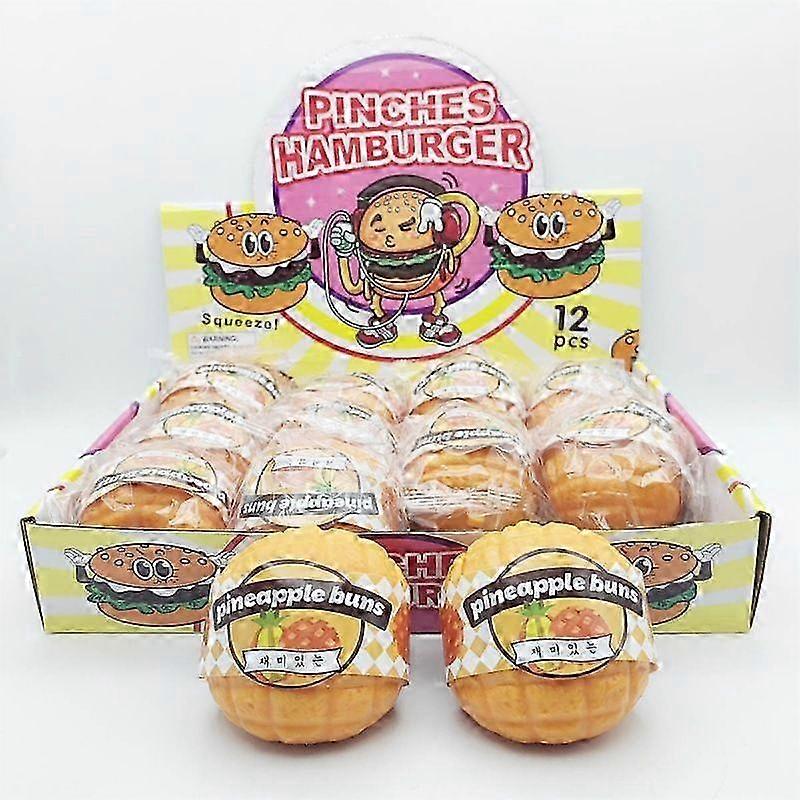 Decompression Simulation Food Squeezing Toy Pineapple Bread Candy Toy Croissant Vent Cheese Dog Bread