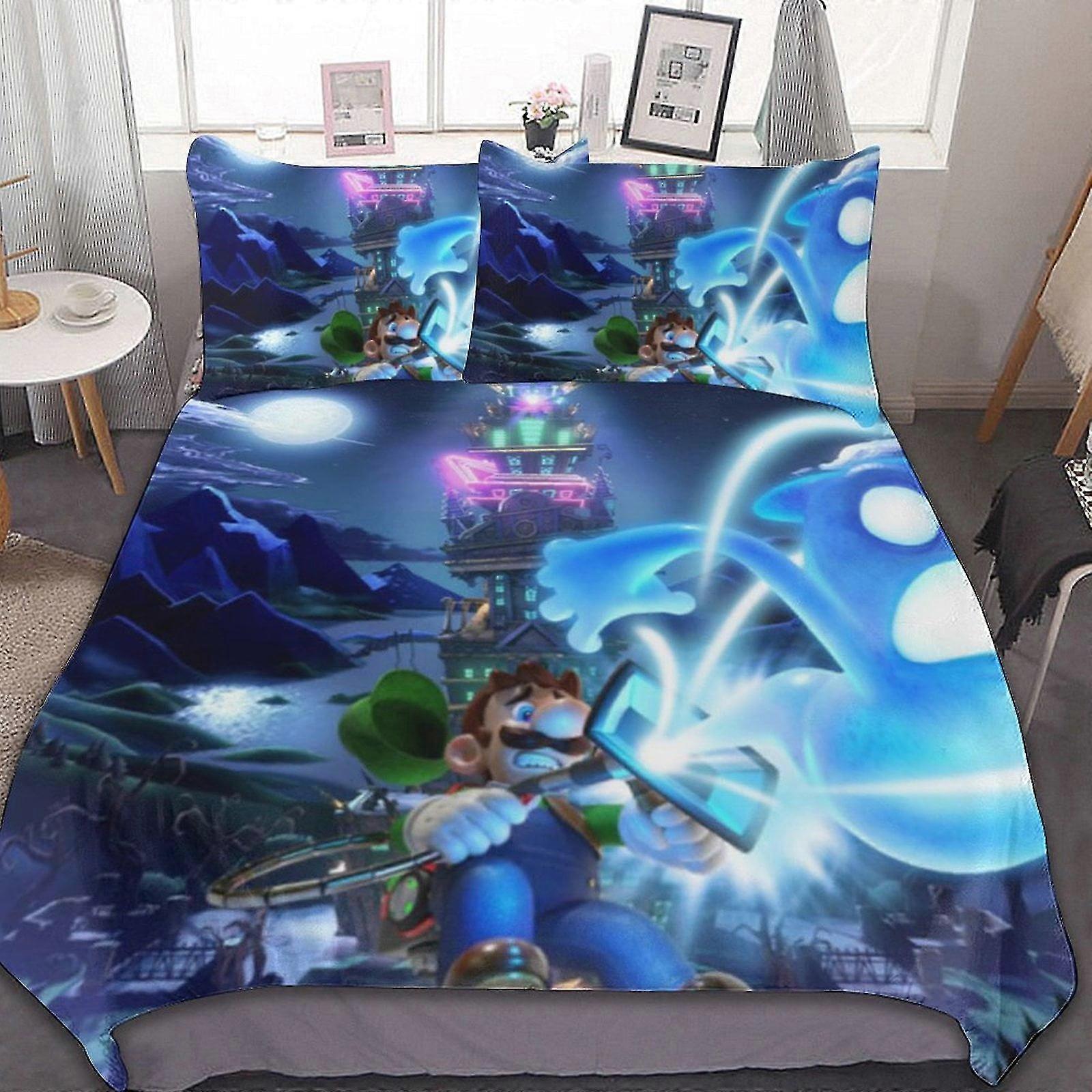 Bed Sheets Set for Certain Brand, Breathable Duvet Cover with 2 Pillow Shams, Soft All Seasons Bedding Set