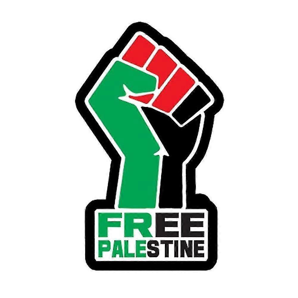 فلسطين الحرة ملصق العلم الوفير المياه والدليل الفينيل صائق