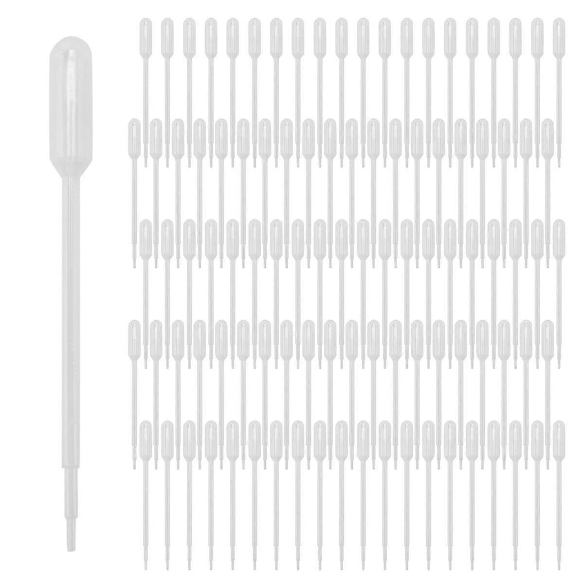 100PCS Graduated Pipettes Dropper Polyethylene Edition 0703