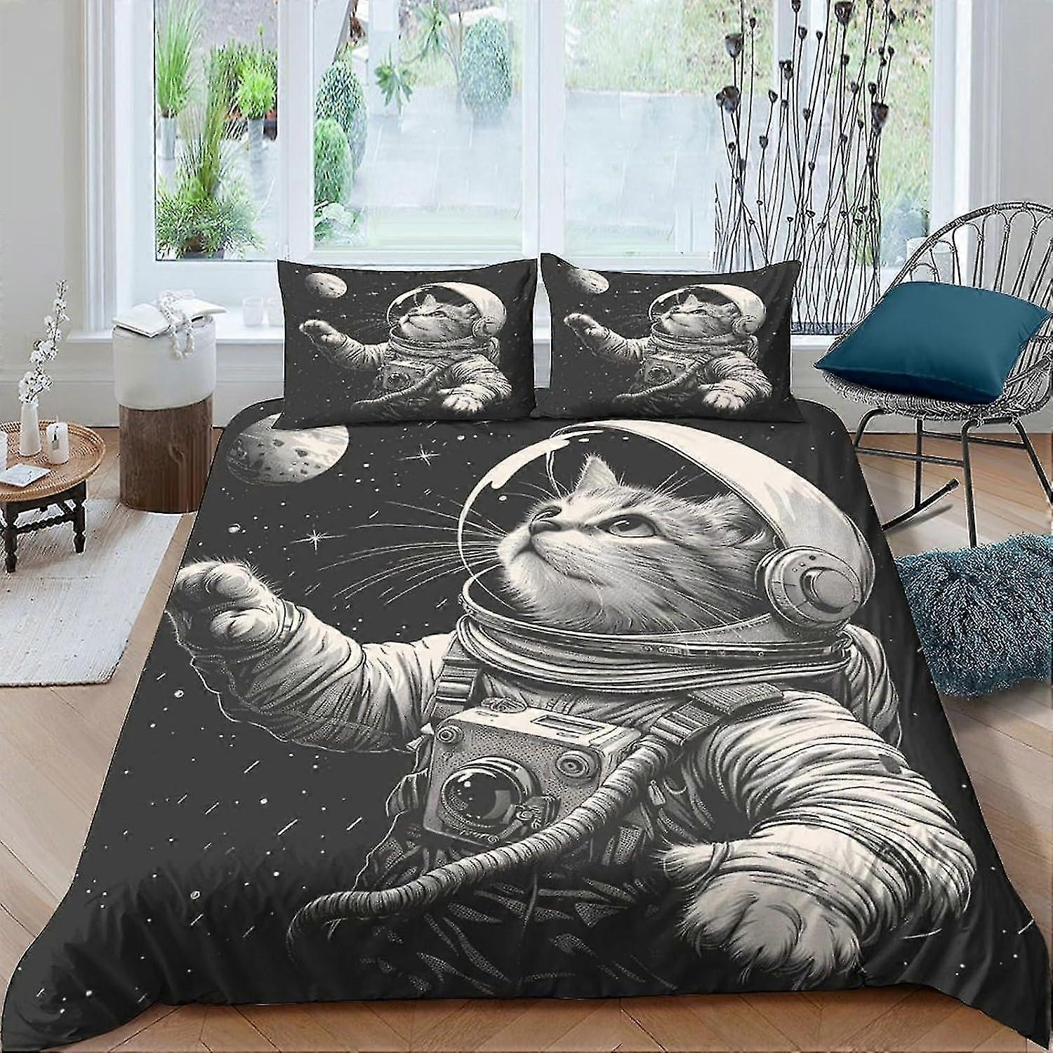 3D Print Anime Characters Duvet Cover for Teens and Adults Soft Microfiber Comforter Cover with Pillow Cases and Zipper Closure