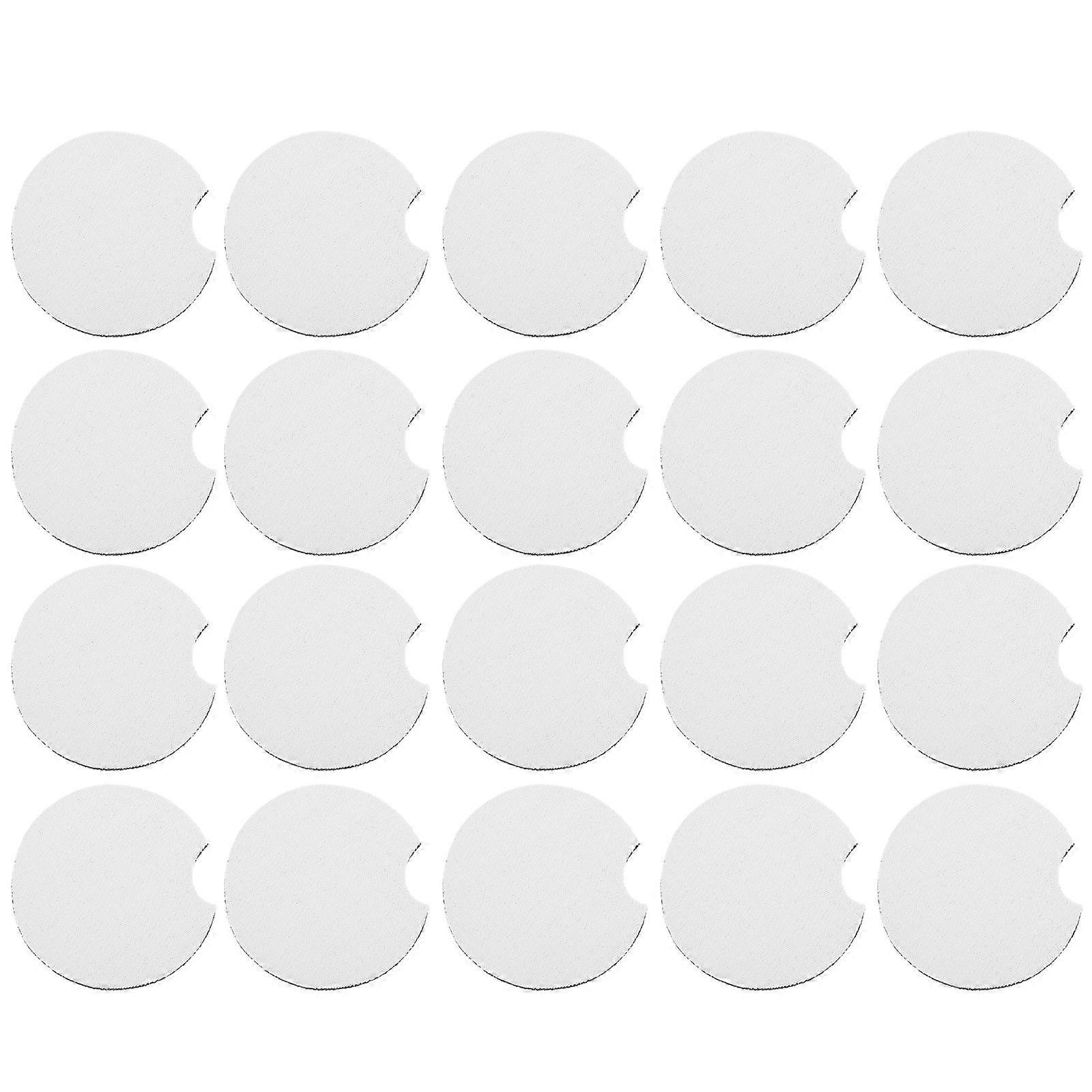Sublimation Crafts Coasters Concise Design Mug Accessory For Dining Tables 20Pcs