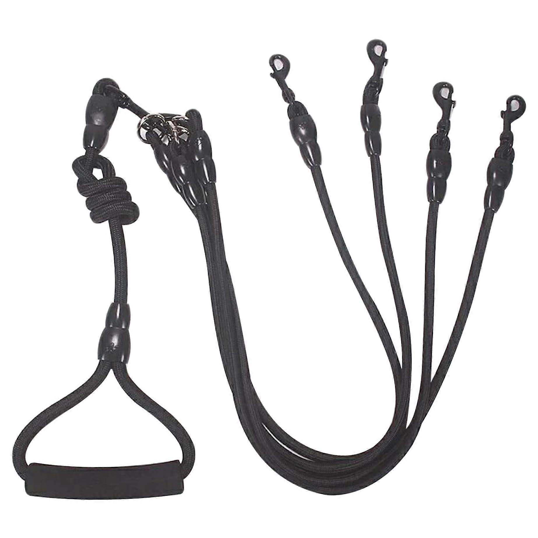 Multi Handle Dog Lead 360° Rotating 4in1 Pet Walking Lead for Pet Lovers Gift