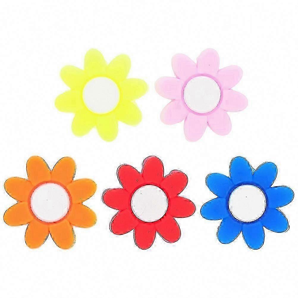 5 قطع سيليكون مضرب التنس المثبطات - لطيف امتصاص الاهتزاز لمضارب التنس وملحقاتها