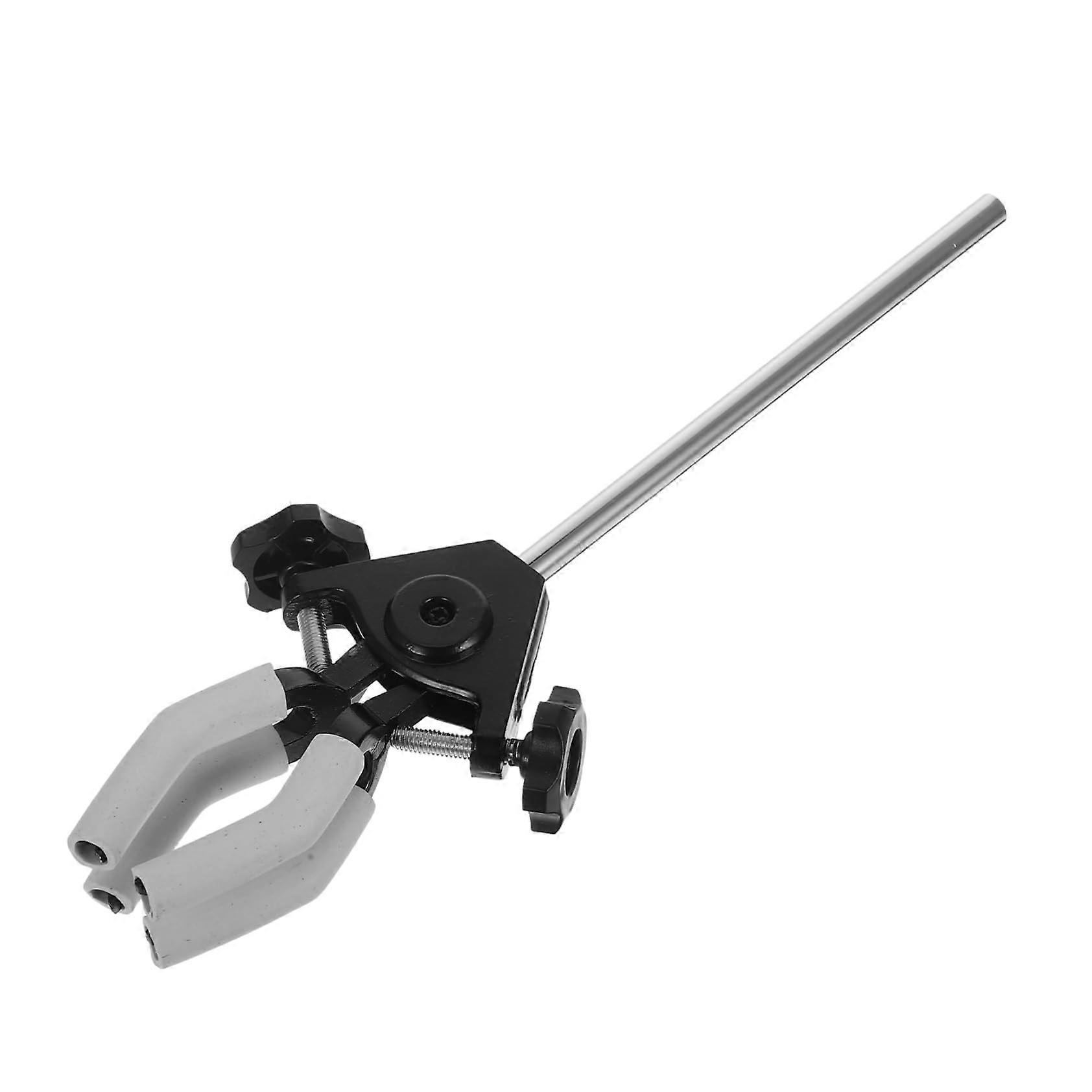 Piston Clamp Laboratory Stand Support Cup Clamp Adjustable Height Tripod Stand for Chemistry and Science Experiments