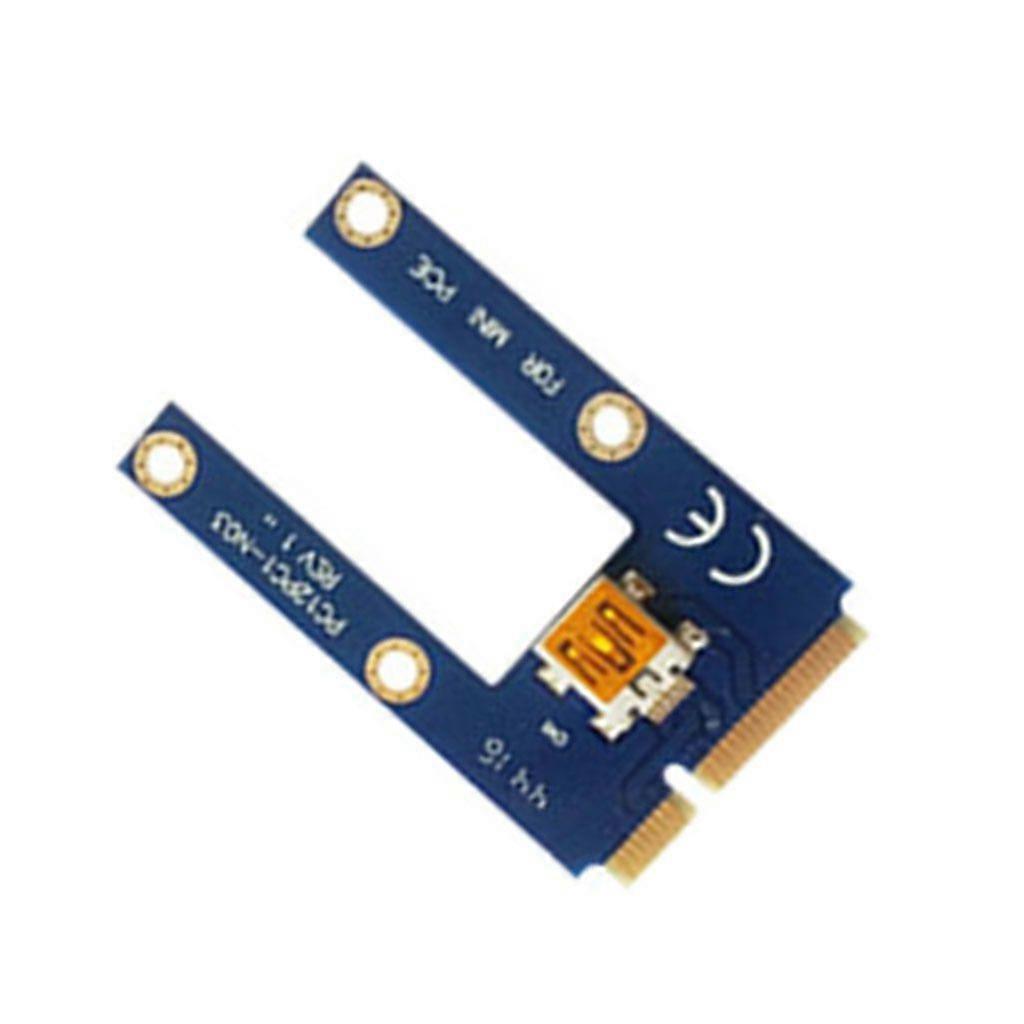 Mini PCIE 1X to 16X Pcie Adapter USB 3.0 Extension Cable for BTC Bitcoin Mining