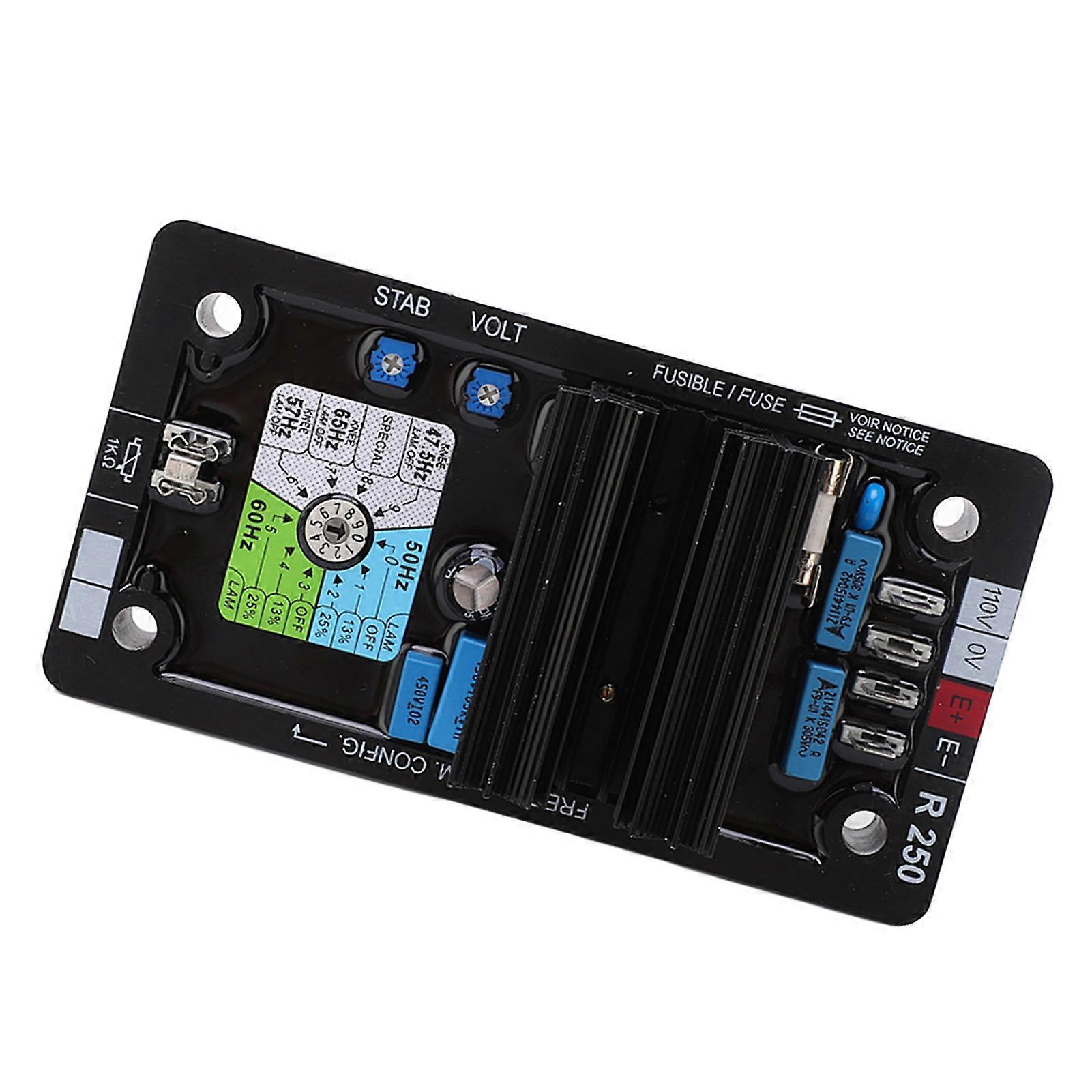 Generator Voltage Regulator Single Phase 2 Wire Generator AVR Board for SHUNT 85‑139V 