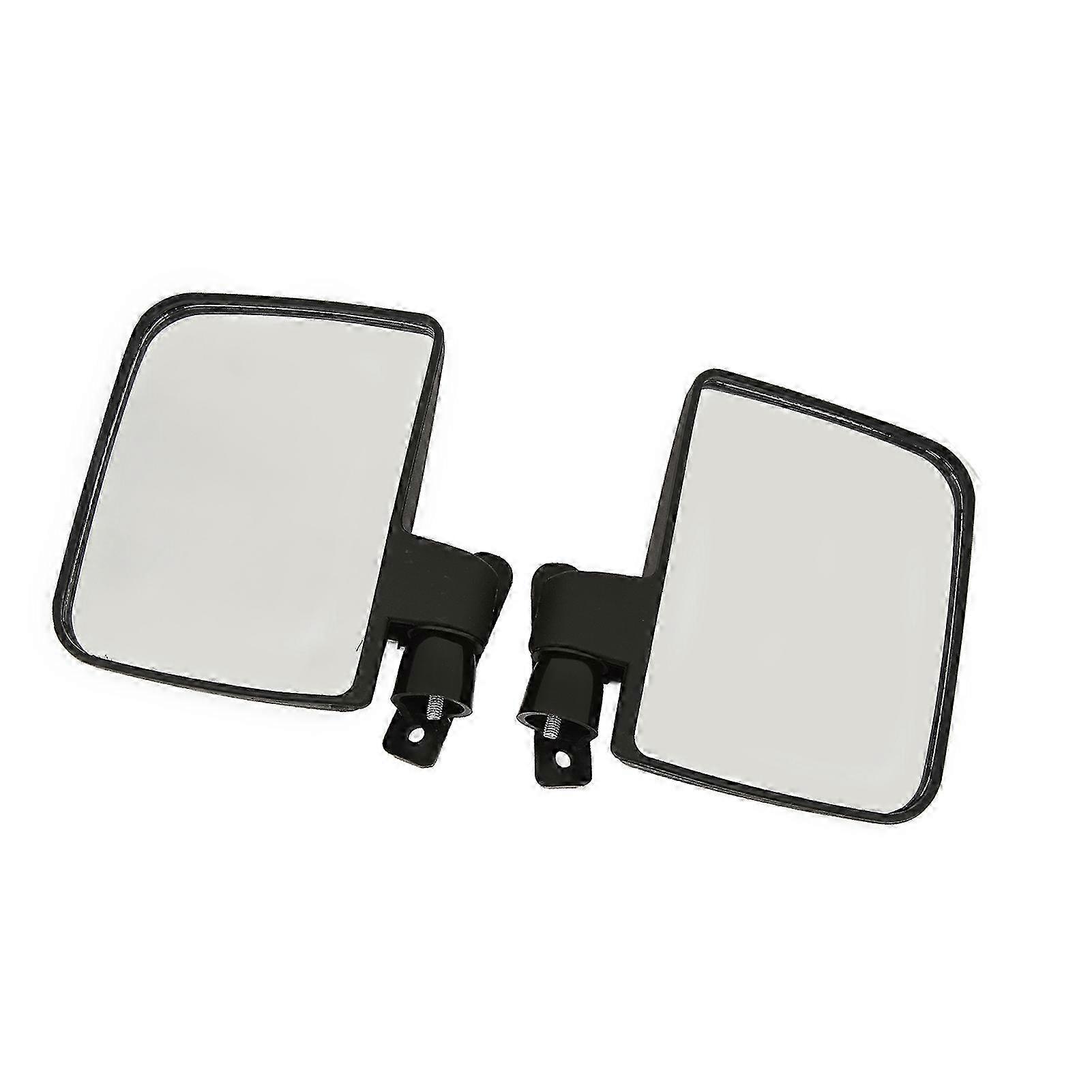 Side View Mirrors 2-Pack for Golf Carts - Rearview Mirrors Compatible with Club Car & EZGO Models for Enhanced Visibility