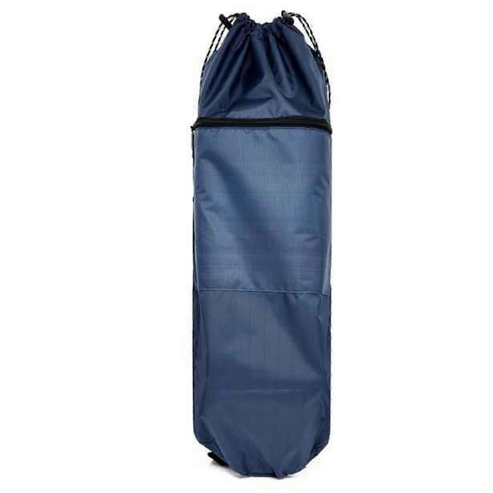 Waterproof Skateboard Backpacks Bag with Adjustable Shoulder Straps Portable Skateboard Case Surfboard Backpack  Deep Blue