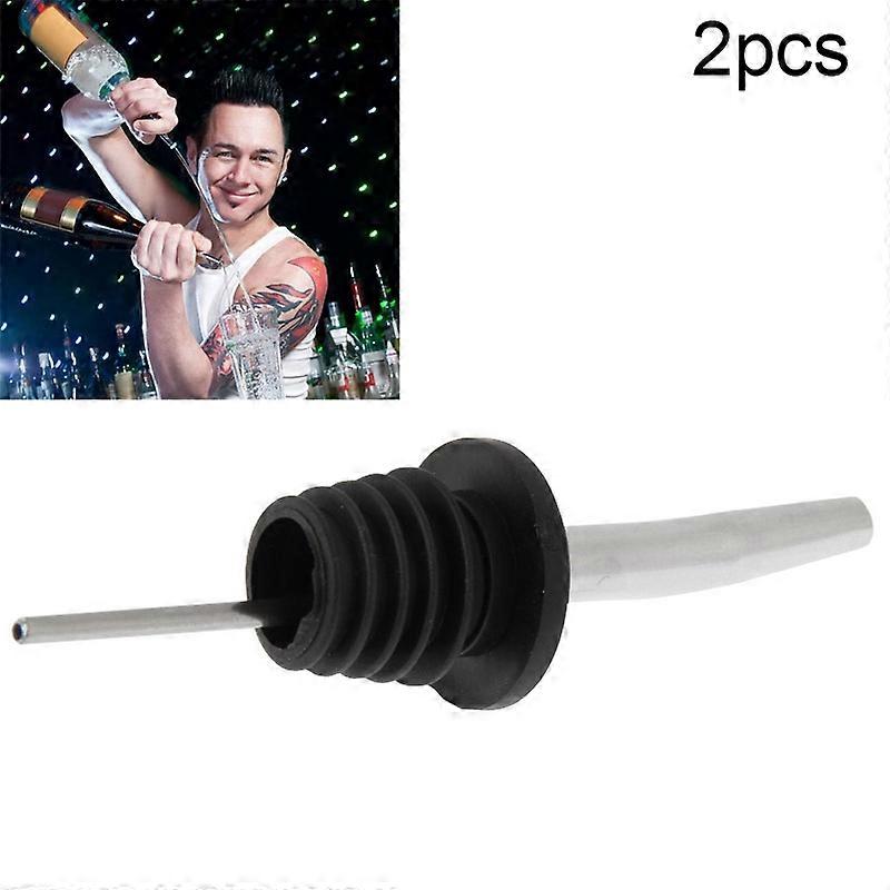 2pcs Red Wine Bottle Stopper Reusable Plugger Wine Pouring Device