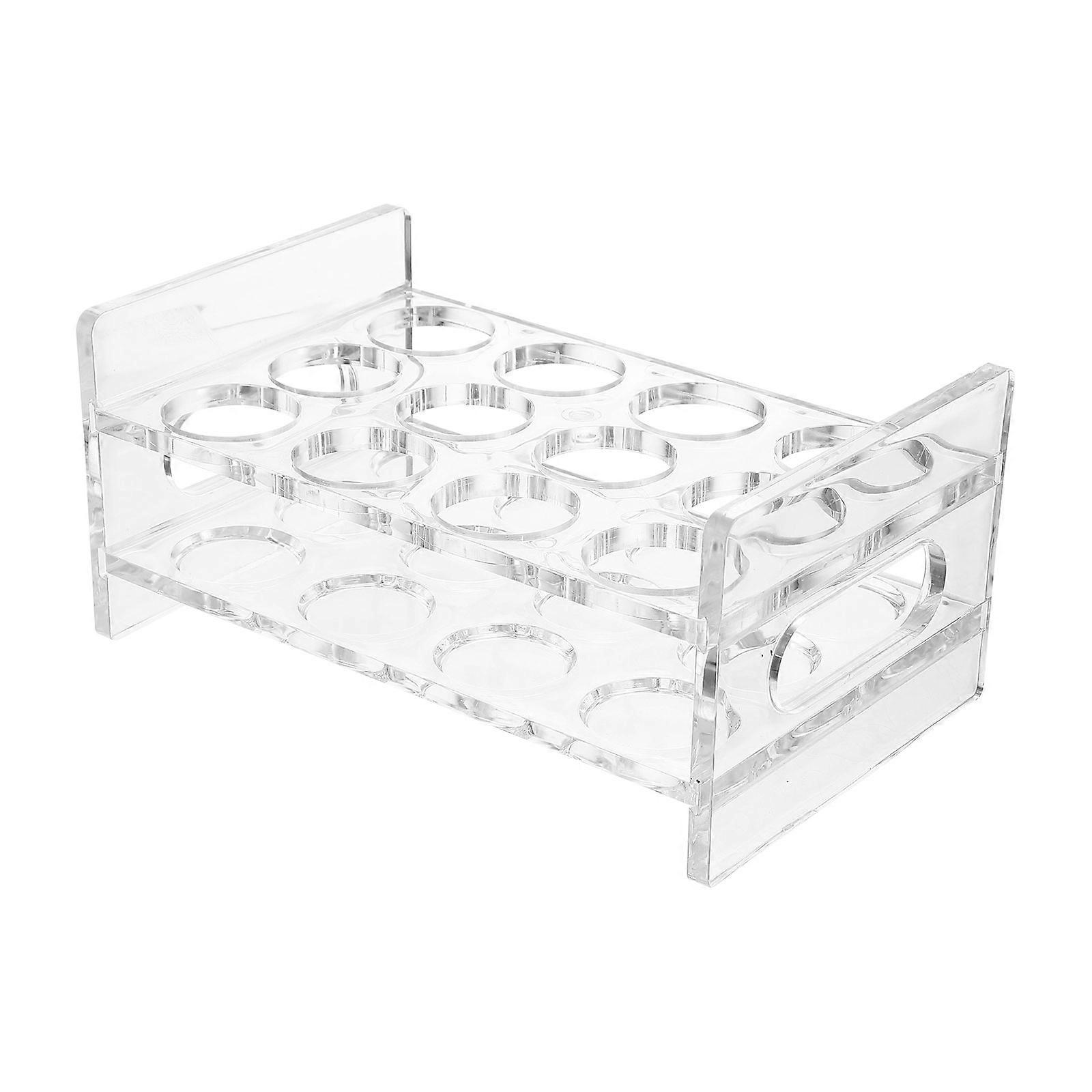 Transparent Acrylic Holder for Bar Use Easy to Clean Compact Size 4.5 x 4.5 x 2.5 Inches
