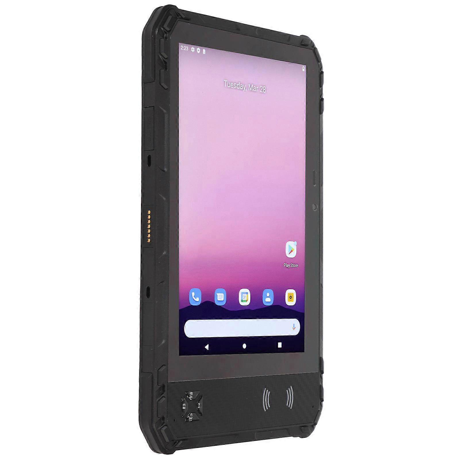 8 Inch Rugged Tablet IP68 Waterproof 10000mAh 4G Network 2.4G 5.8G WiFi Work Tablet with NFC for Android 11 100‑240V EU Plug 