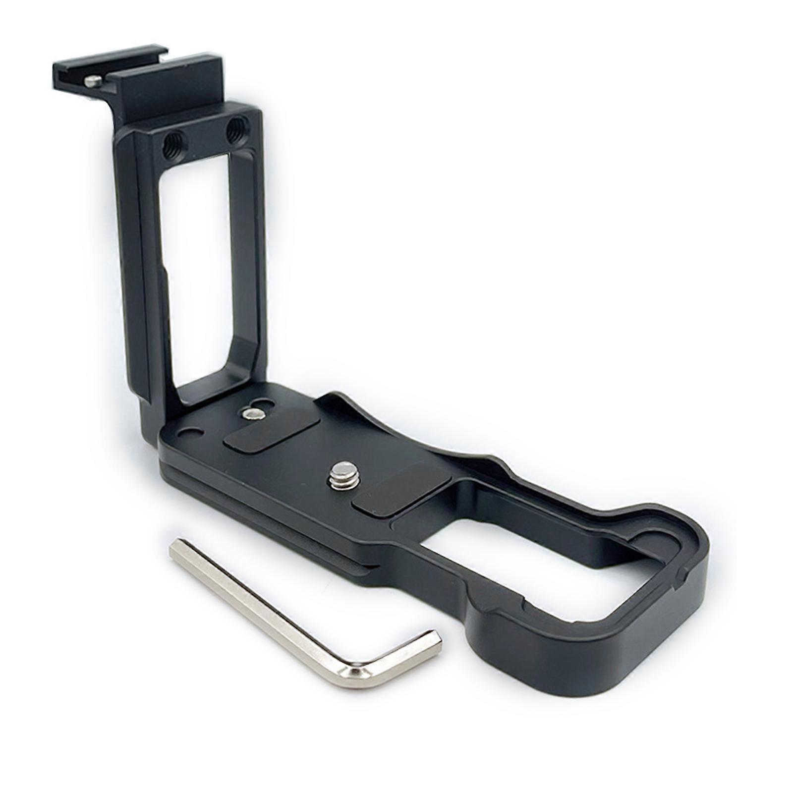 Foldable Metal Plate for R50 Camera L Bracket Vertical Clapper Cold Shoe Seat for Vlog and Photography Multicolor