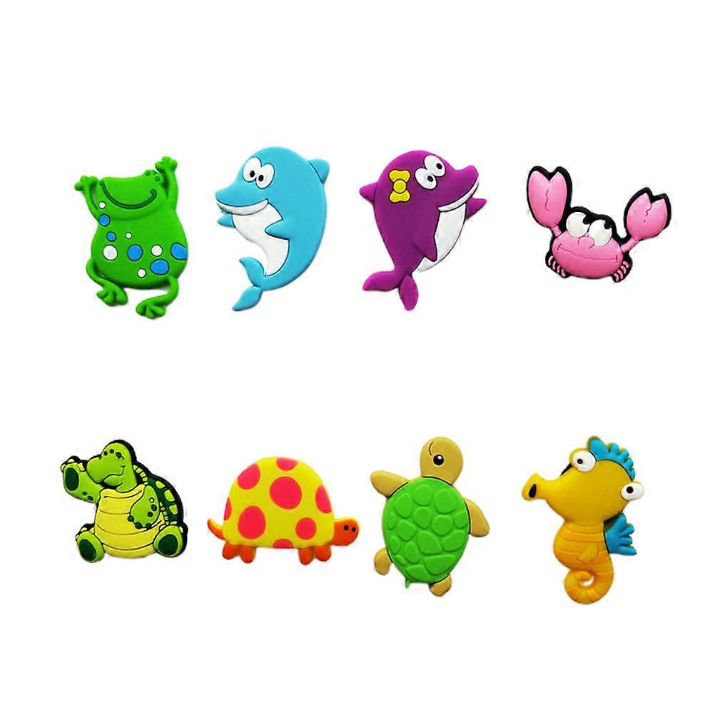 Fridge Animal Magnets Object Recognition Practice Assorted Color 5X3X0.4Cm 8Pcs
