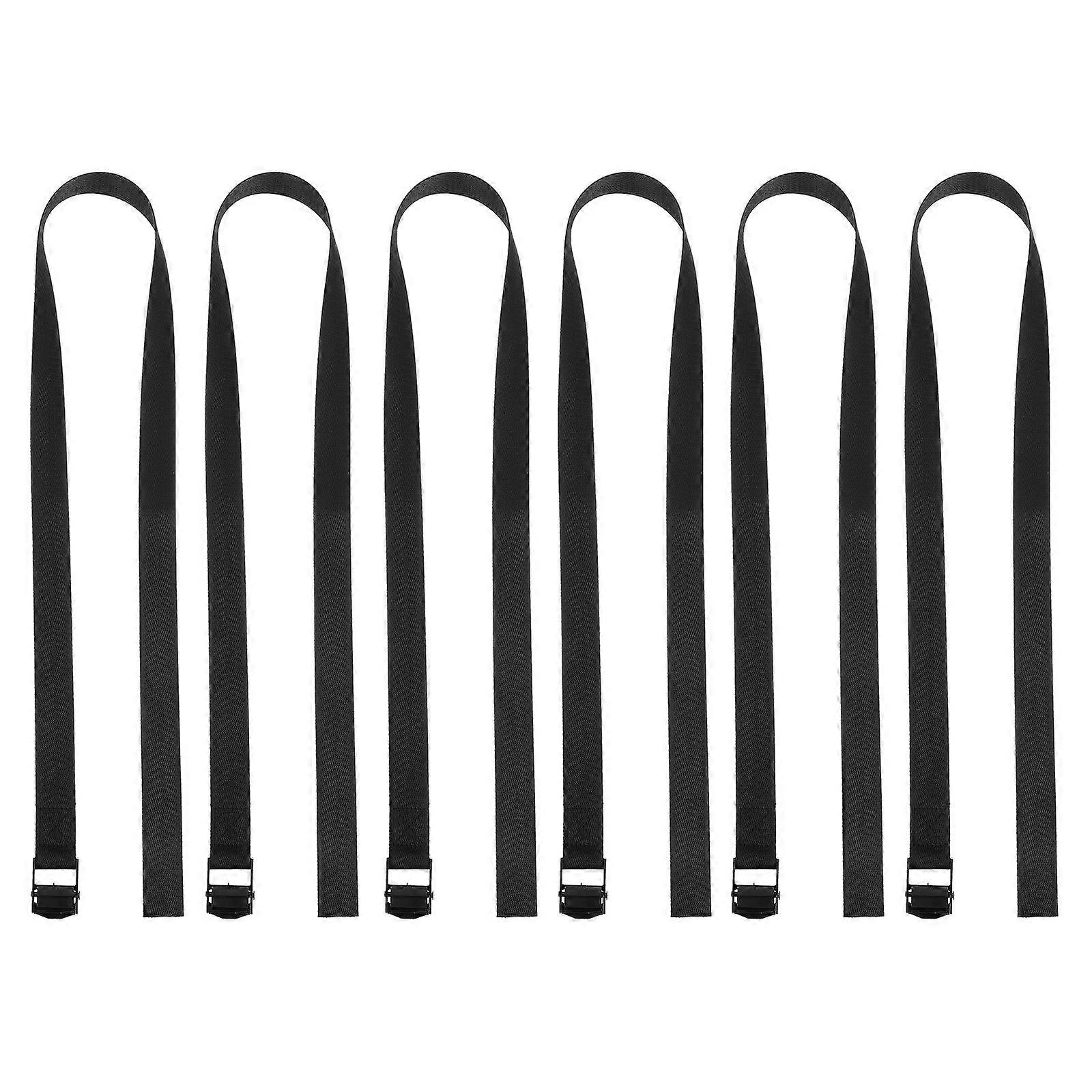 Adjustable Baggage Belts Luggage Straps Travel Practical 6Pcs
