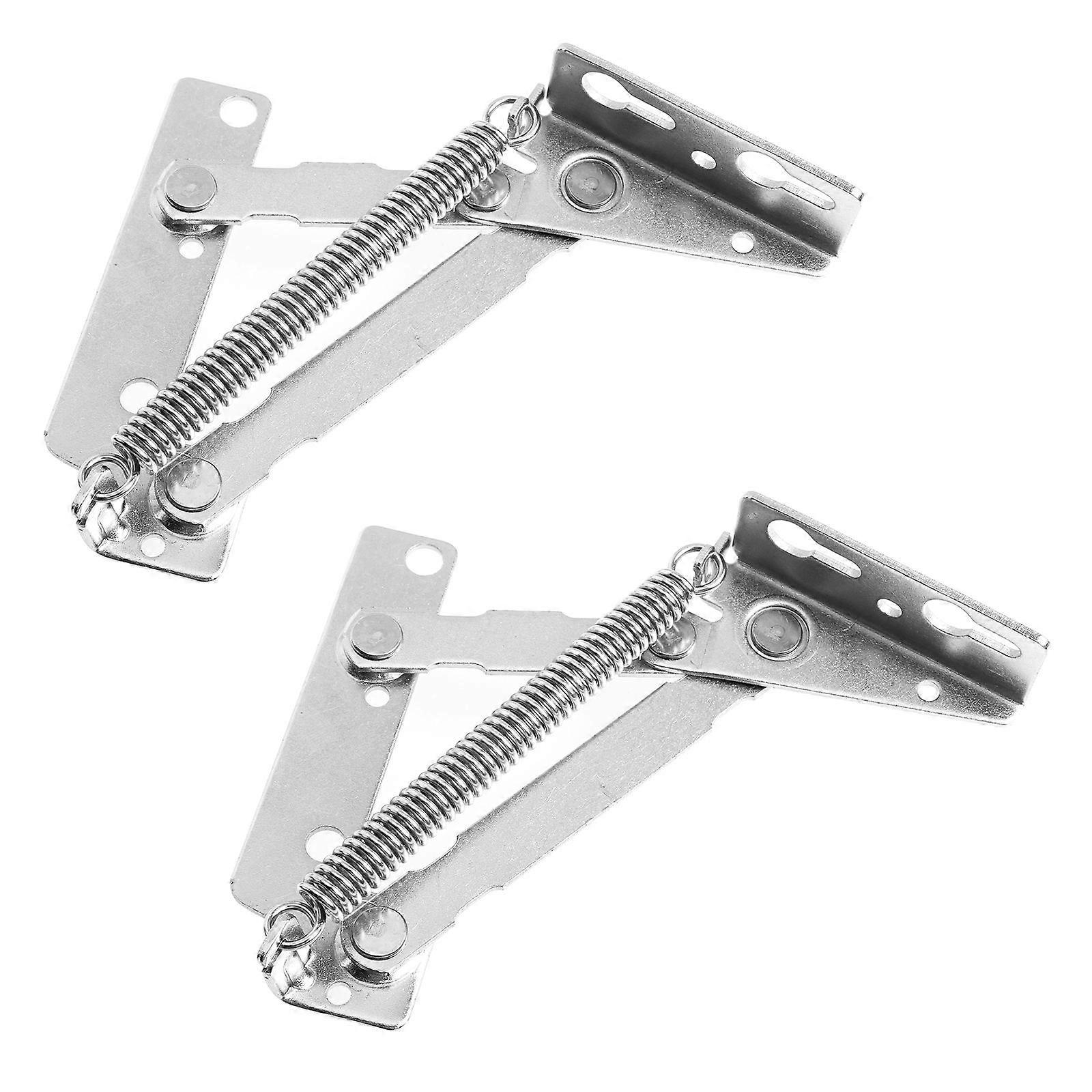Sofa Hinge 1 Pair For Home Environment Durable Corrosion-Resistant Silver 80-Degree Scissors Stable Lifting