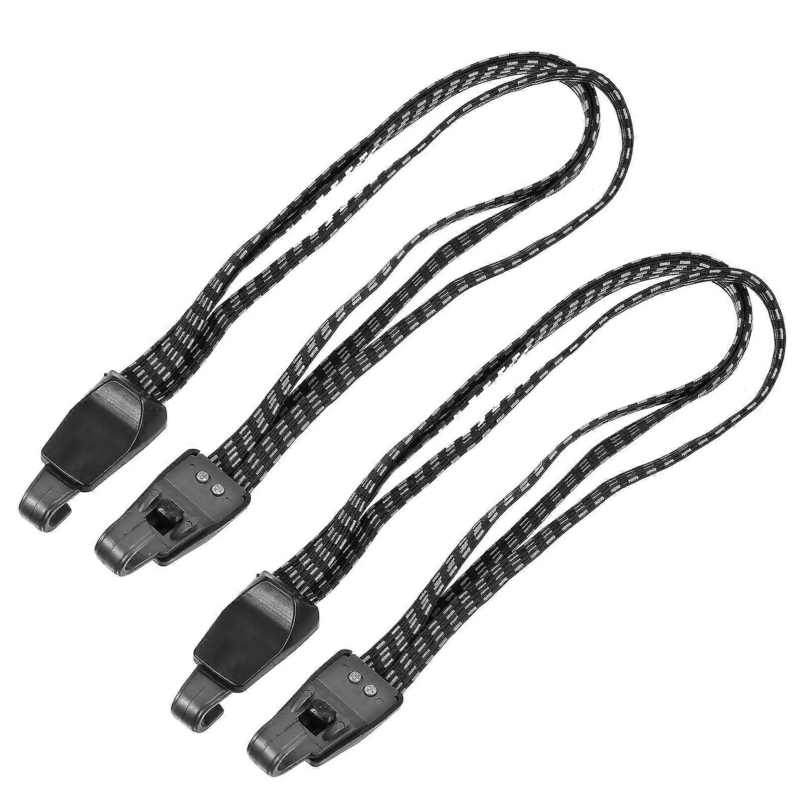 2pcs Bike Cargo Tightening Rope Binding Belt Luggage Cord Device
