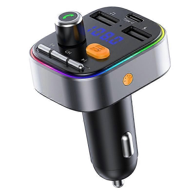 T48C Car Bluetooth 5.0 Fm Transmitter Kit T48C