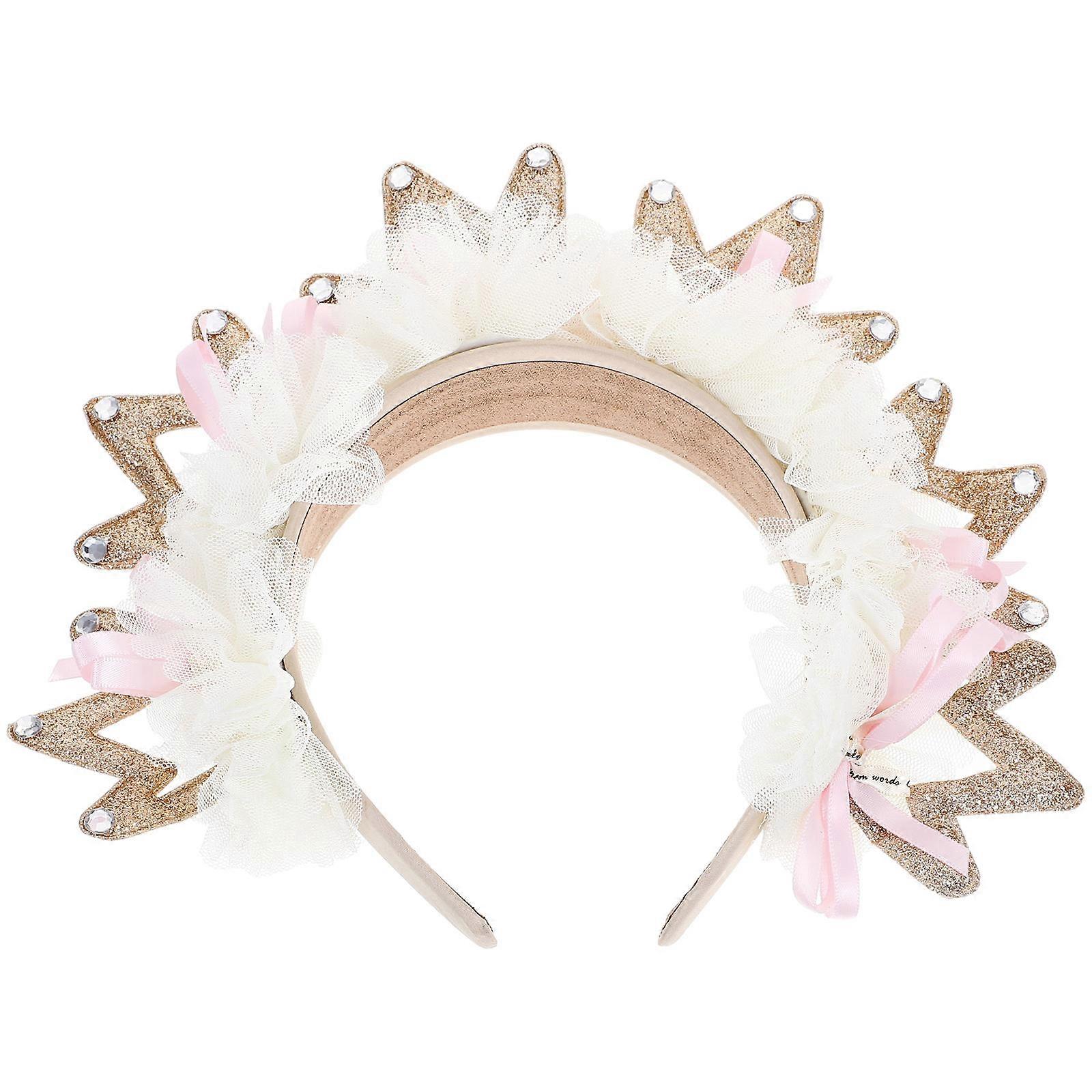 Here's a refined and compelling product description for the **Women's Glitter Crown Headband**:
✨ **Elegant Glitter Crown Headband for Women –