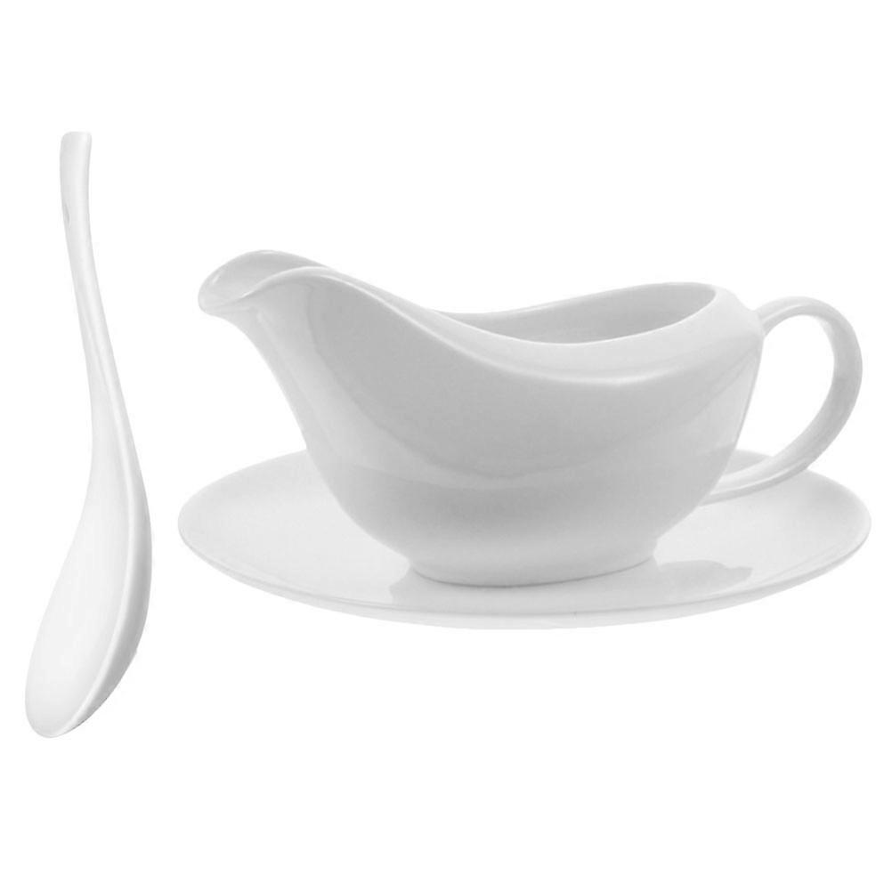 Sauce Pitcher Ceramic Small Coffee Milk Creamer Pitcher Serve Use 1Set