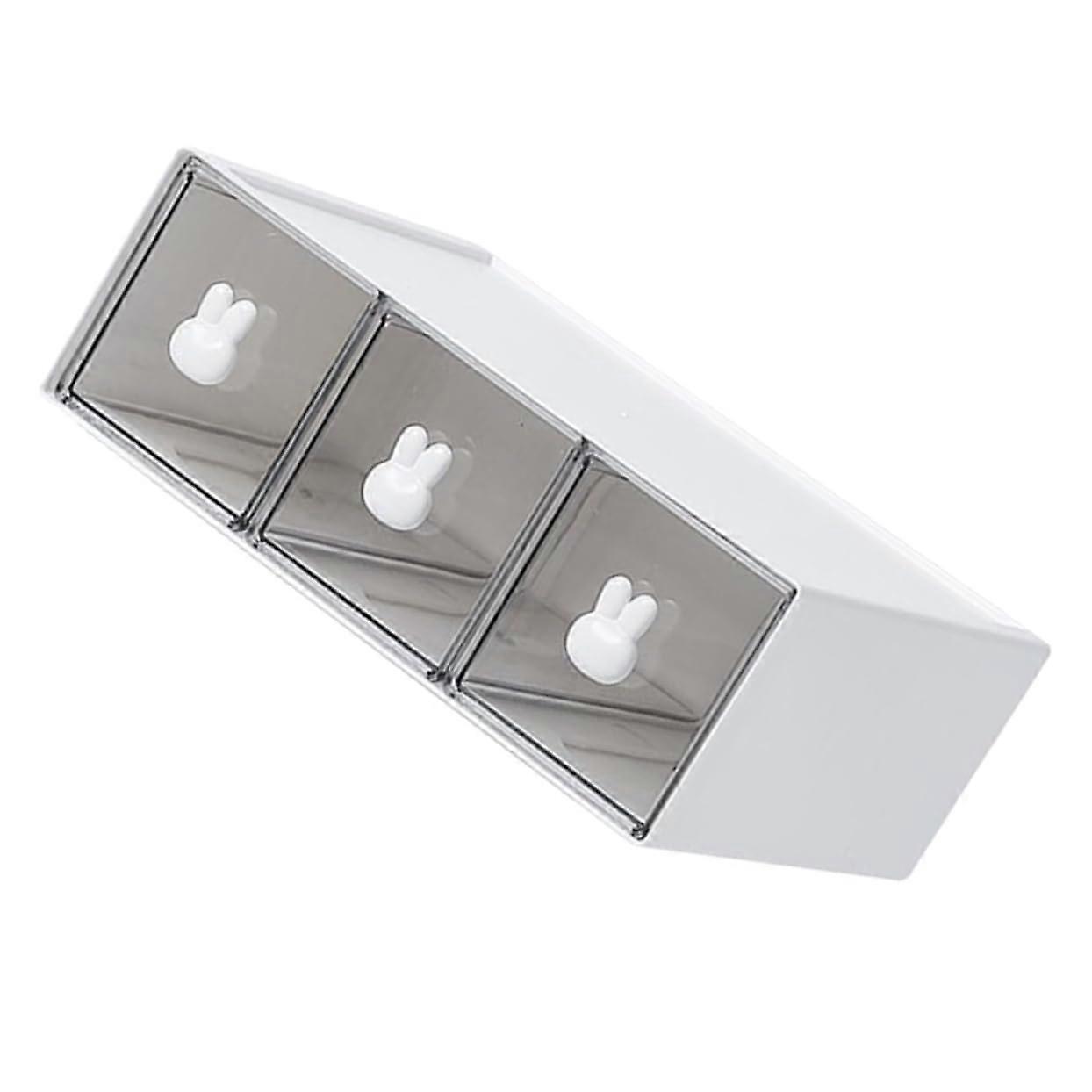 Desk Organizer with Multiple Drawers, Stackable Storage Box for Office Supplies, Versatile for Home and School Use