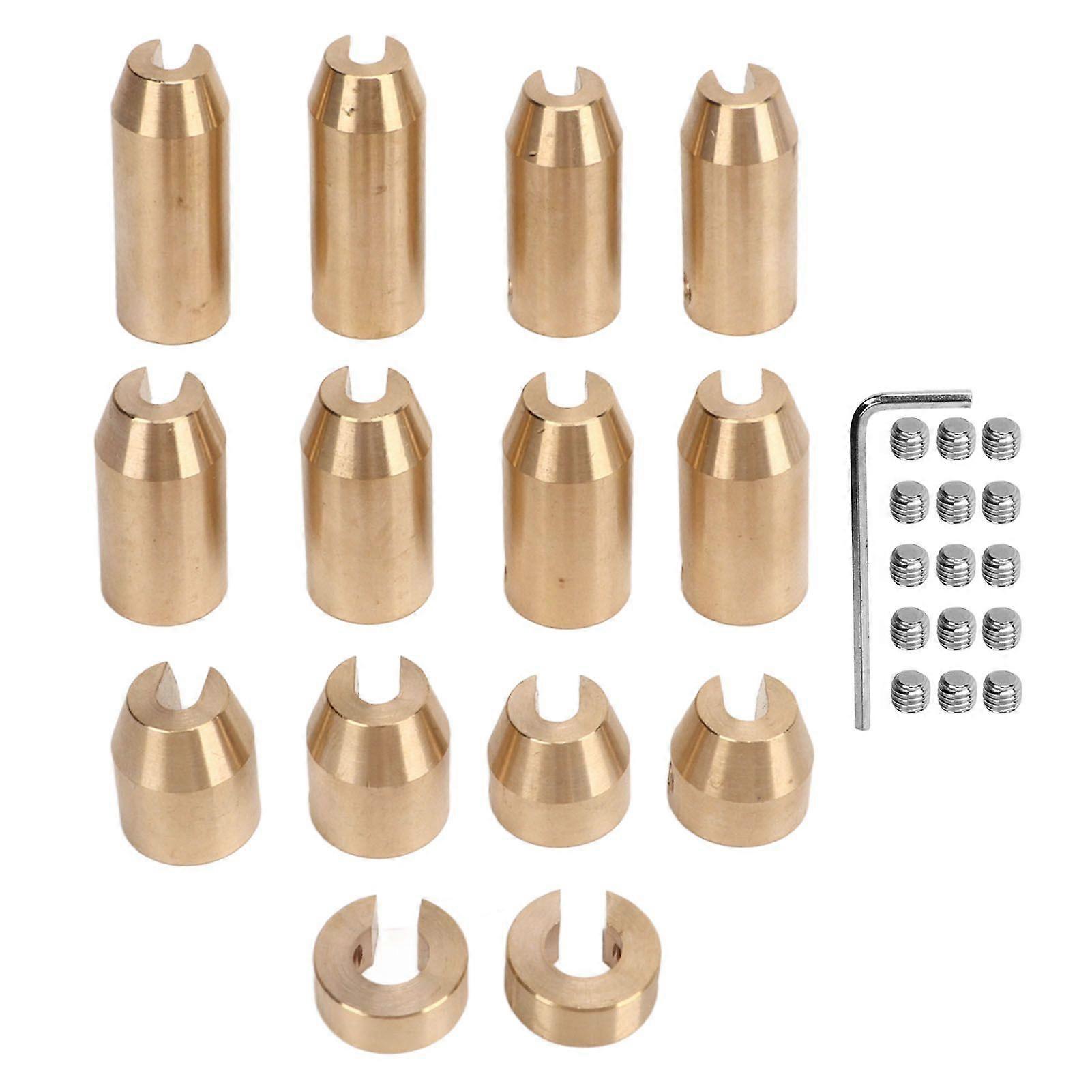 brass wheel weights for motorcycle spokes 14pcs