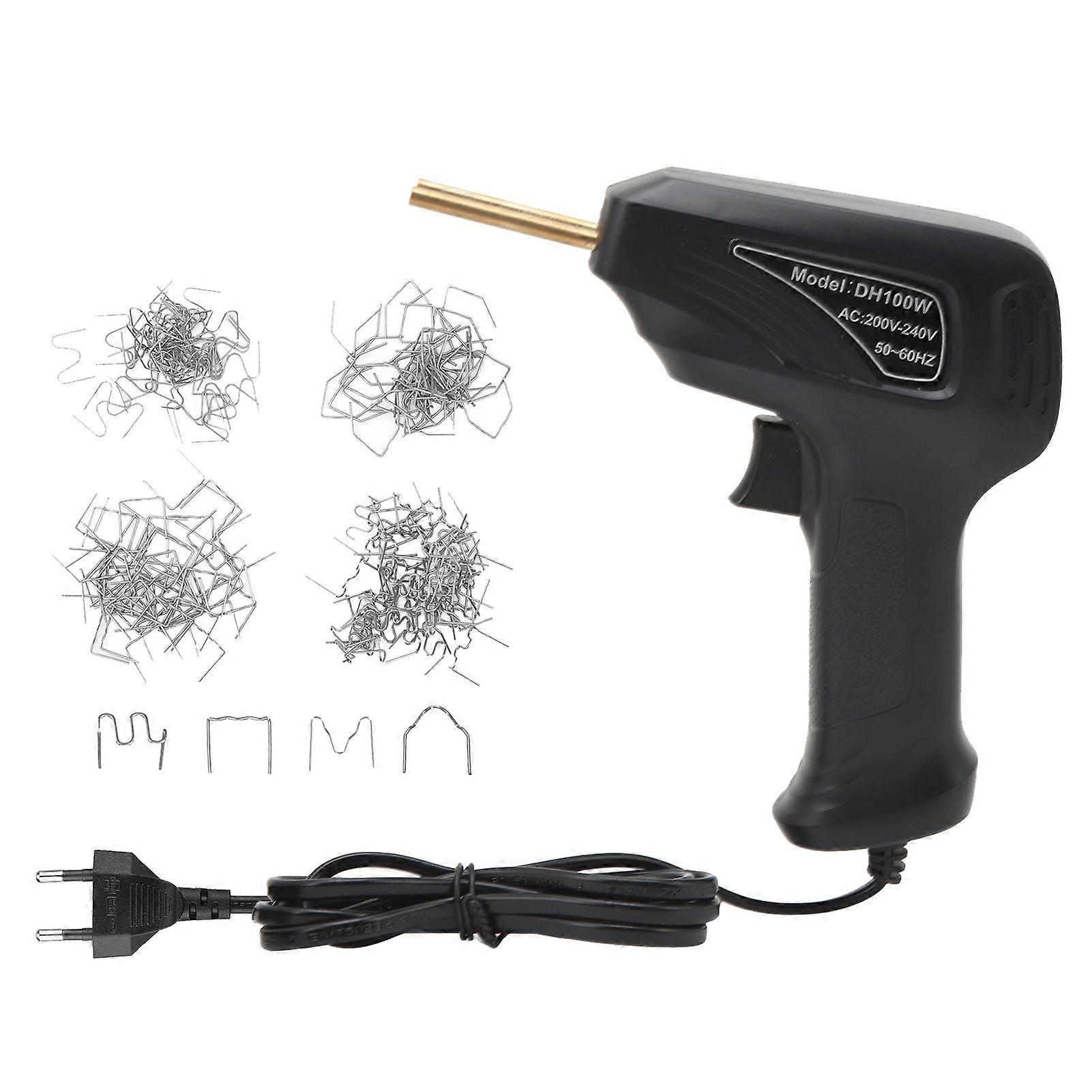 50W Hot Stapler Welding Machine with Clamp and 4 Flat Nails