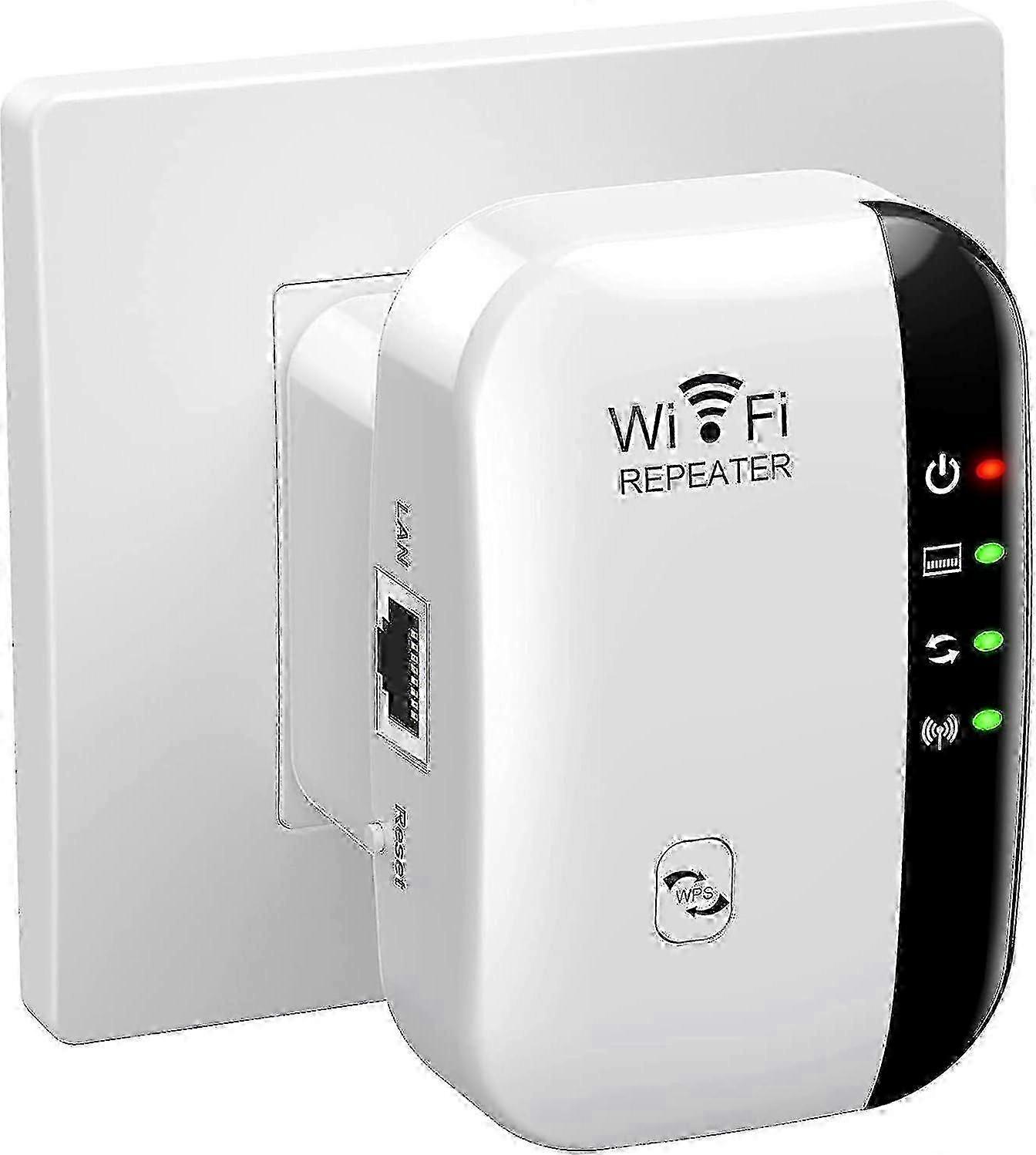 WiFi-Booster für zu Hause, Extender mit Ethernet-Anschluss, deckt 3650 Quadratfuß ab