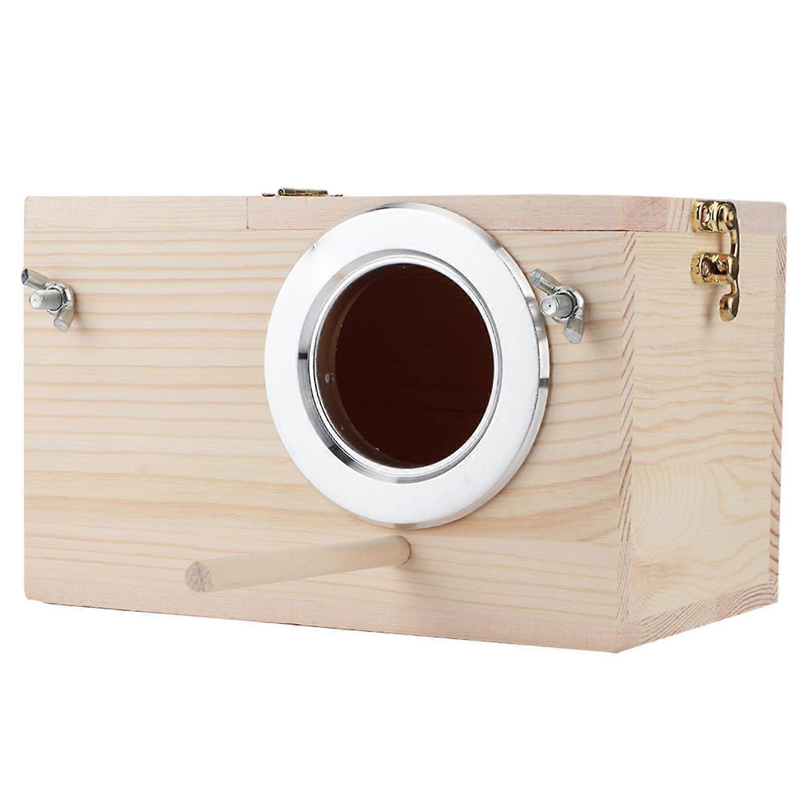 12 x 12 x 19.5 cm Bird House Breeding Box, Parakeet Box, Bird Nesting Box, Suitable for Parrots and Other Small Birds