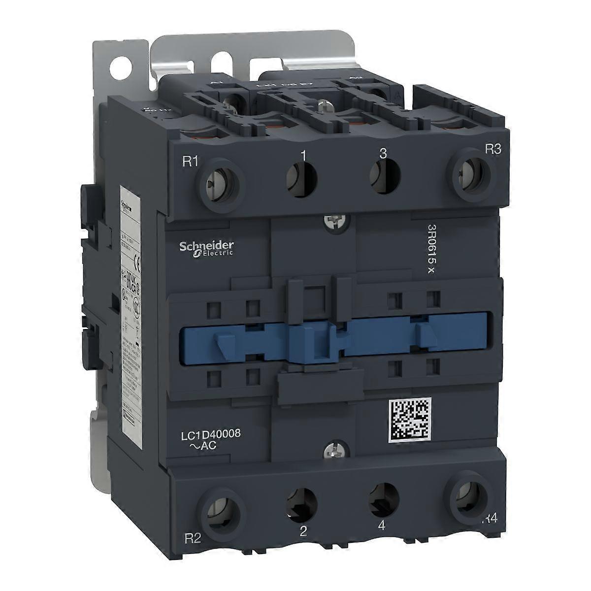Schneider Contactor 4-pole 60a 220v Ac Tesys D Lc1d40008m7