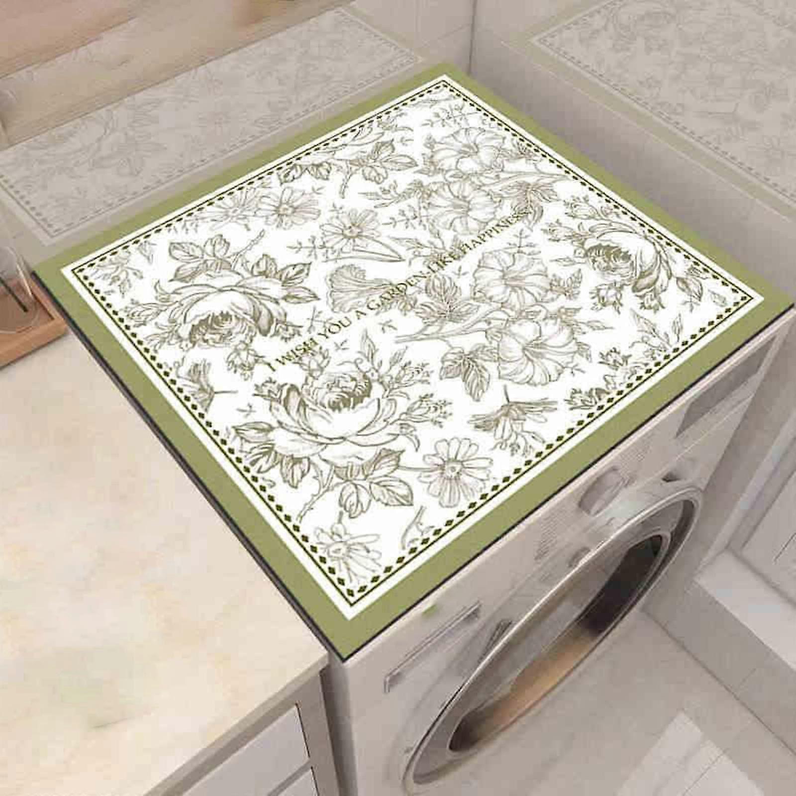 Washing machine mat, nonslip, lightfast, washable, for washer, dryer, 65*90CM Ref: 5608