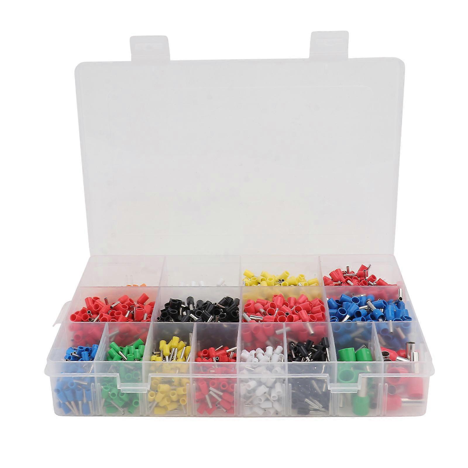 2120 PCS Copper Insulation Terminals Heat Shrink Wire Crimp Connector for Mechanical Equipment Use