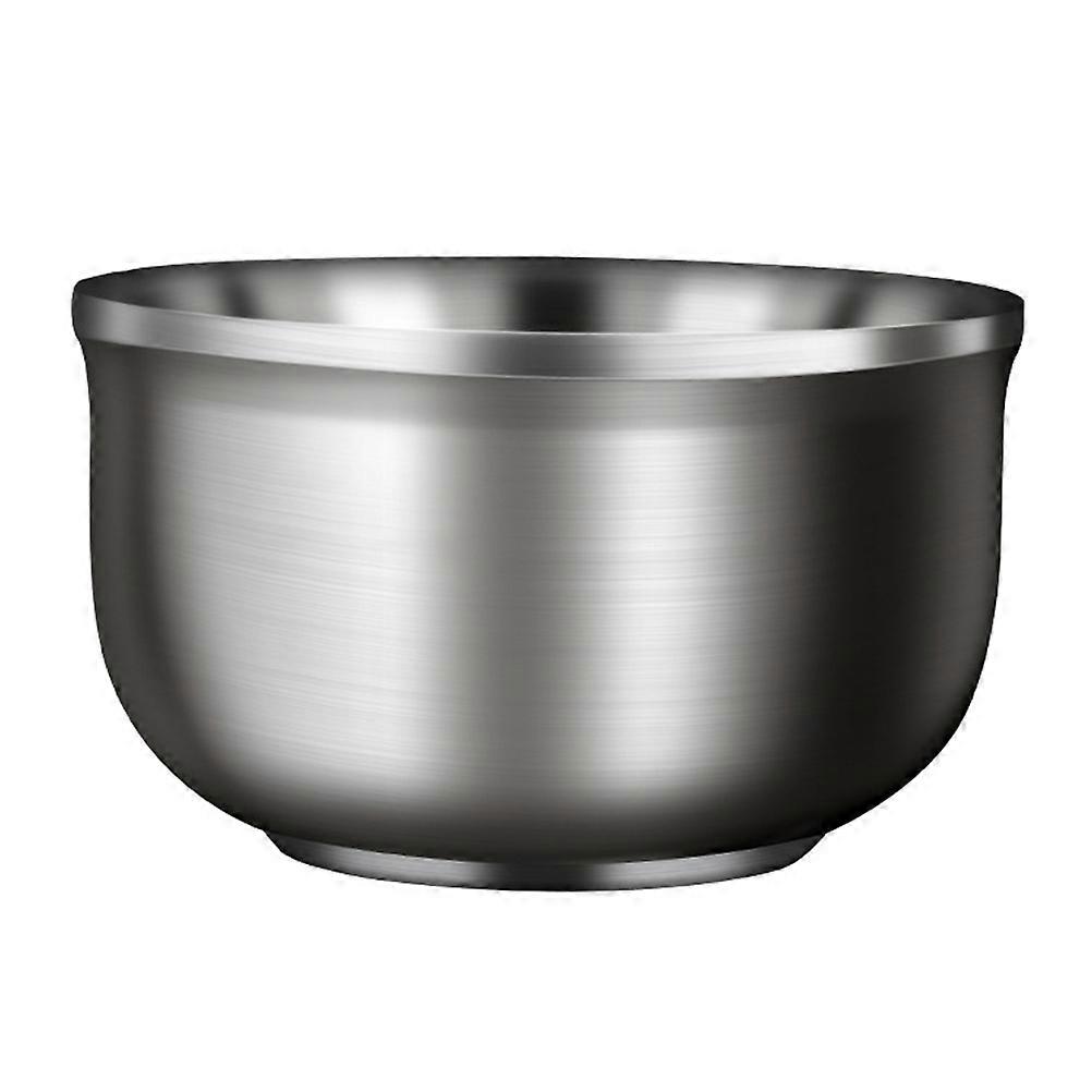 Stainless Steel Noodle Bowl Practical And Multi-functional Household Users Silver 10.5X10.5X6.5CM 1Set
