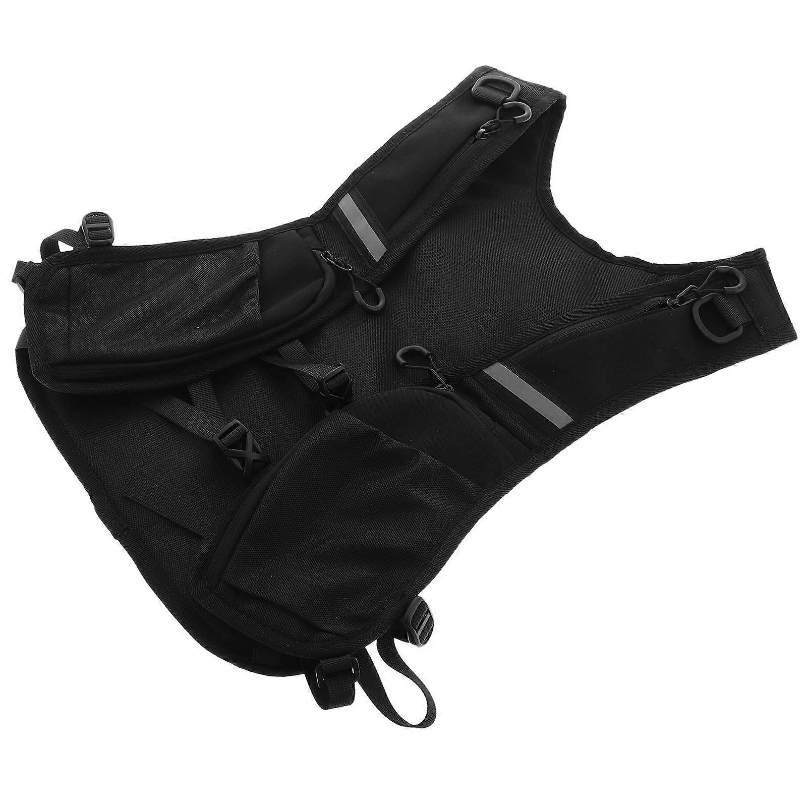 Multifunctional Storage Chest Pack For Men Running Cycling Hiking Lightweight Reflective 1Set