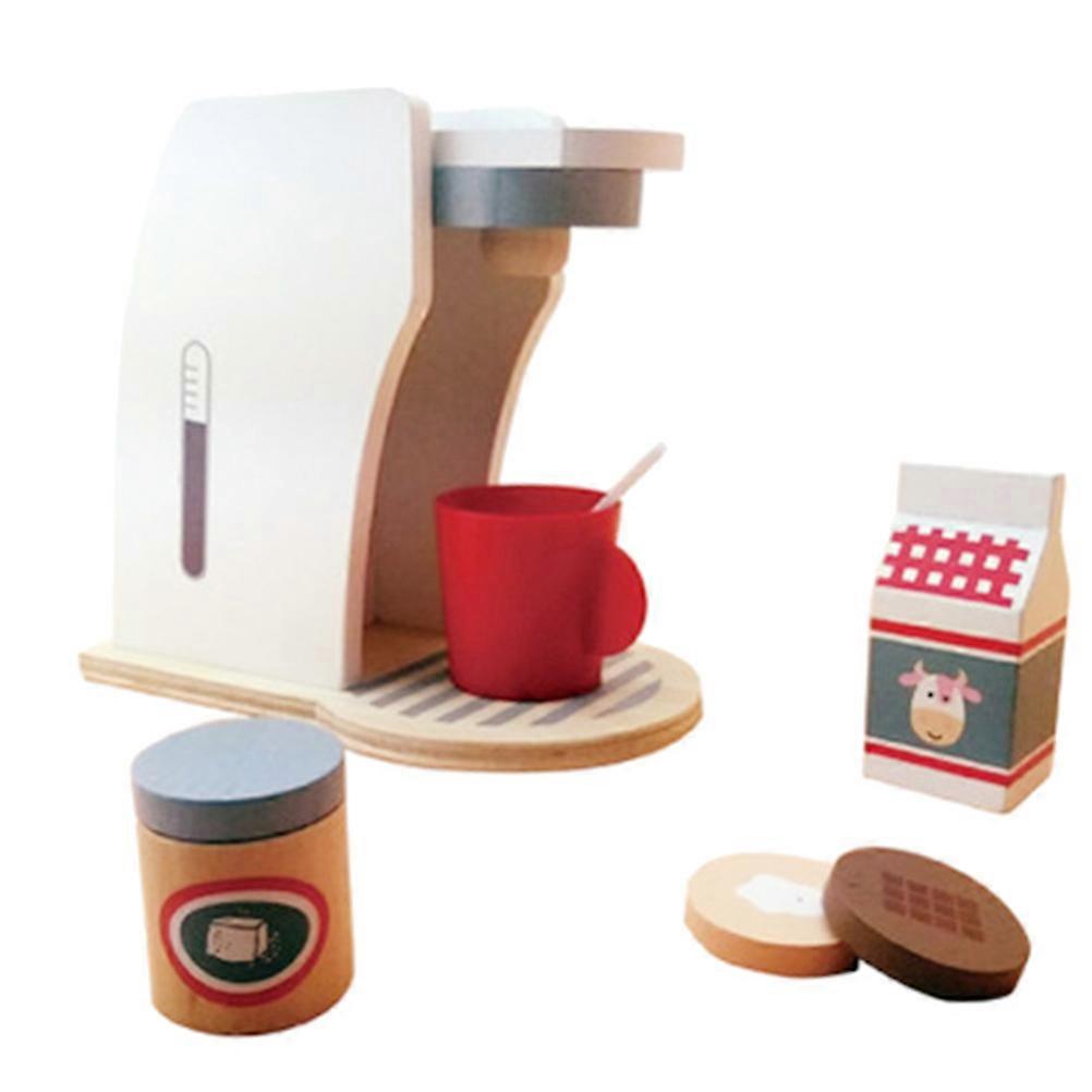 Realistic Coffee Maker Toy For Children Imaginative Play Mini Furniture Design 1 Set