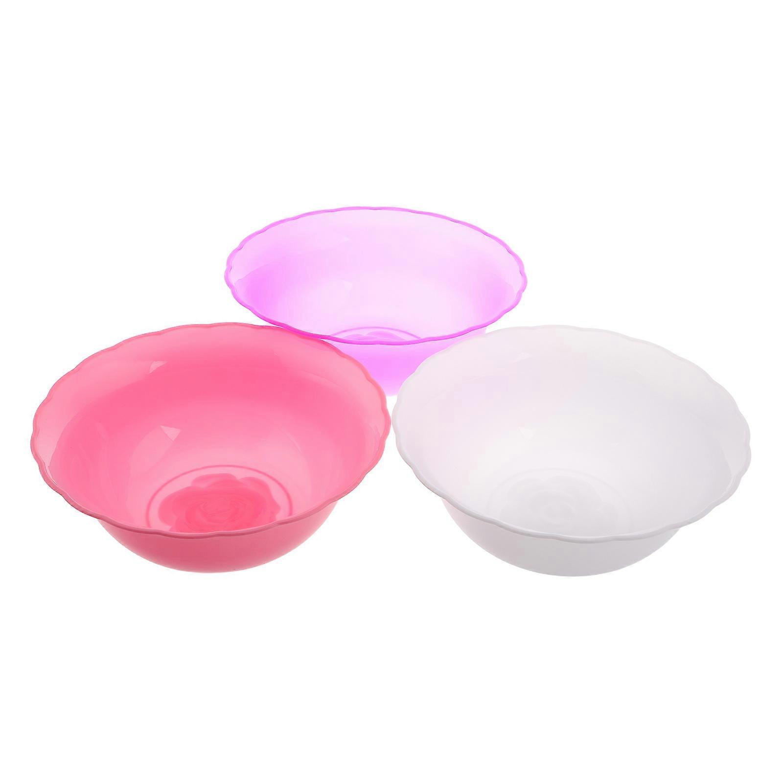 Here's a refined and professional product description for your 3pcs Portable Round Plastic Face Washing Bowls:
**3 Pack Portable Round Plastic