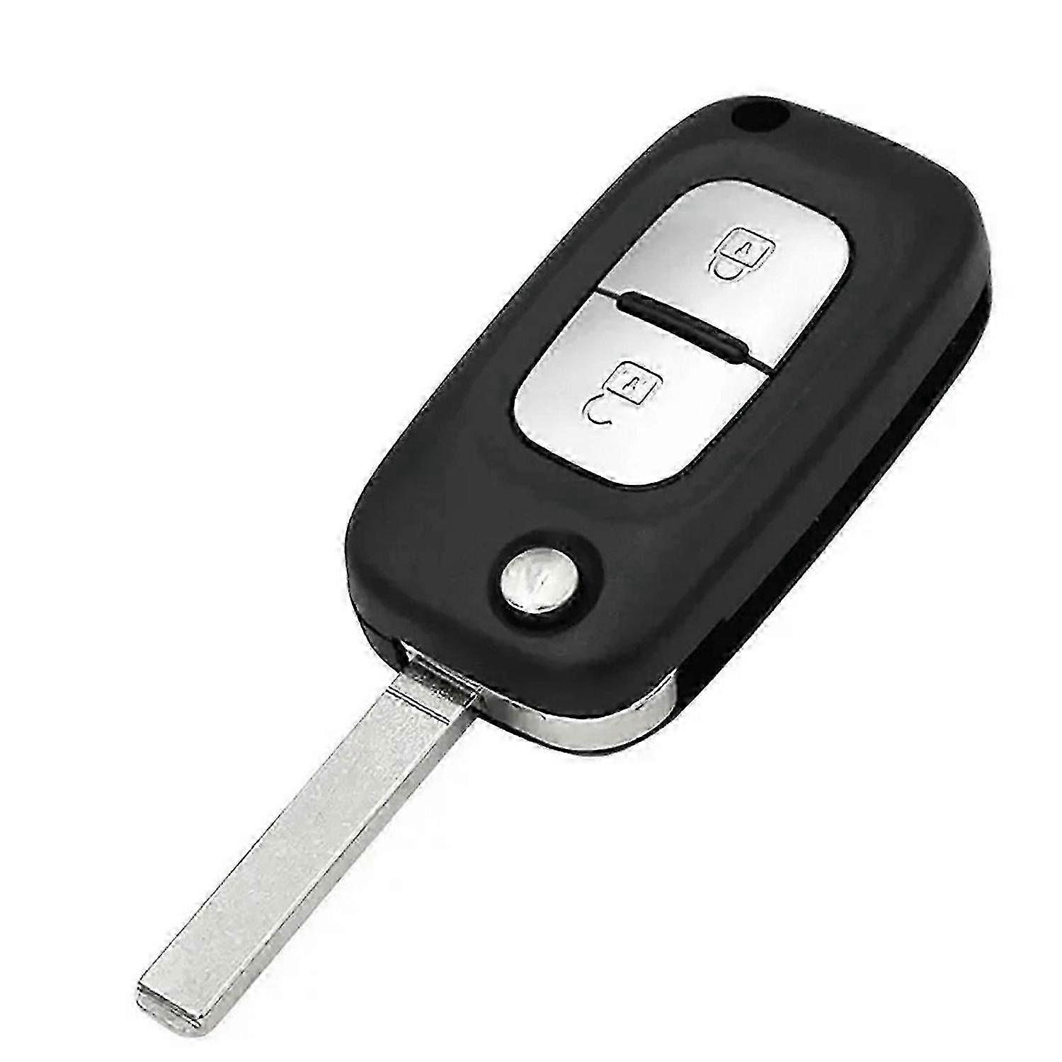 Car 2 Buttons Folding Flip Remote Key 433MHZ ID46 PCF7961 Chip for Renault Clio Twingo Kangoo Master