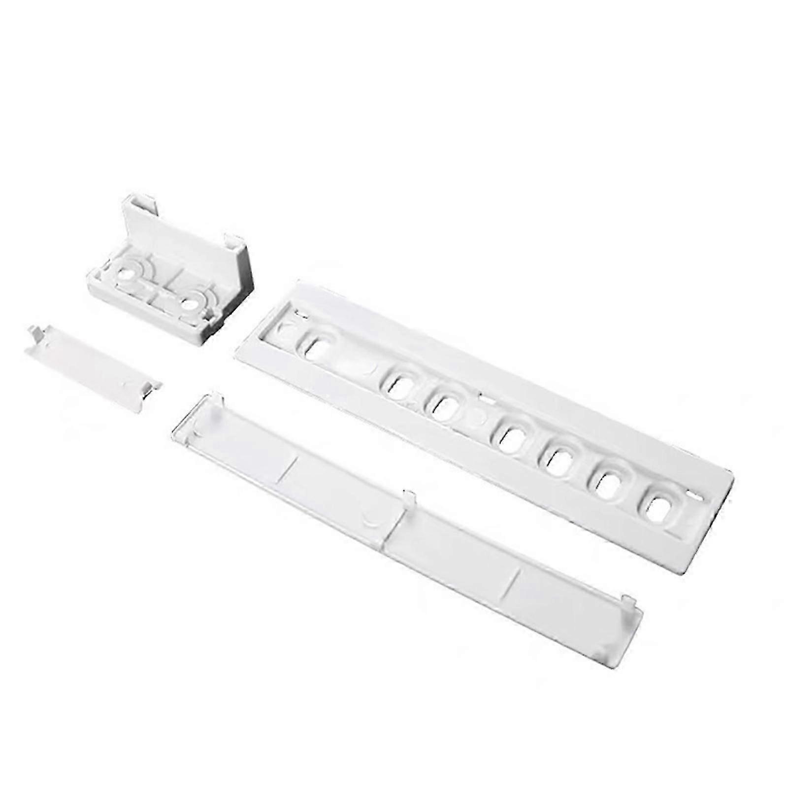 Universal refrigerator track system for smooth door sliding
