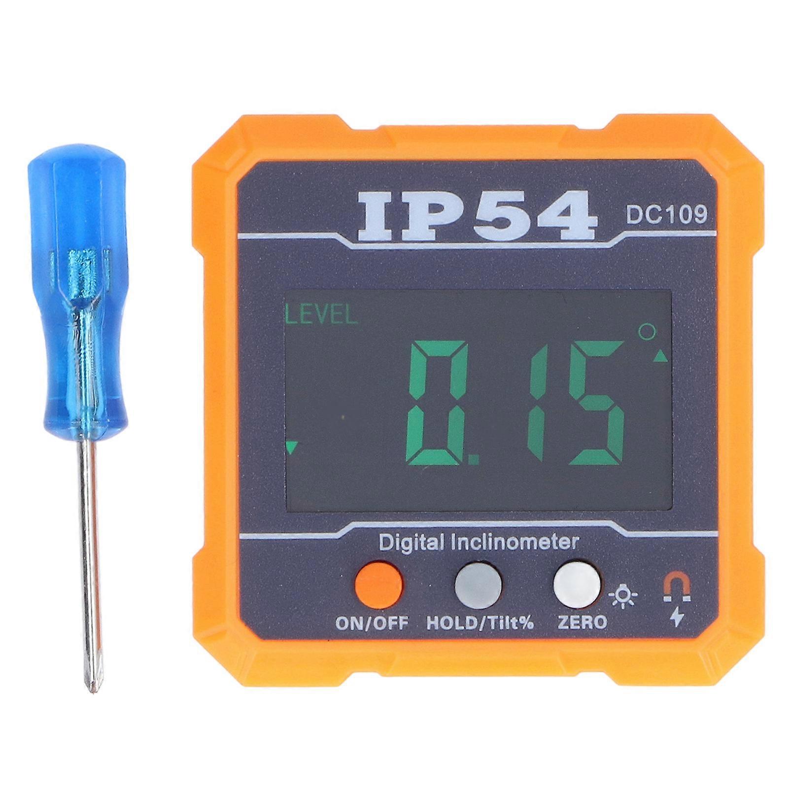 Inclinometer Digital Display Auto Shutdown Magnetic Level Angle Finder Gauge Tool 