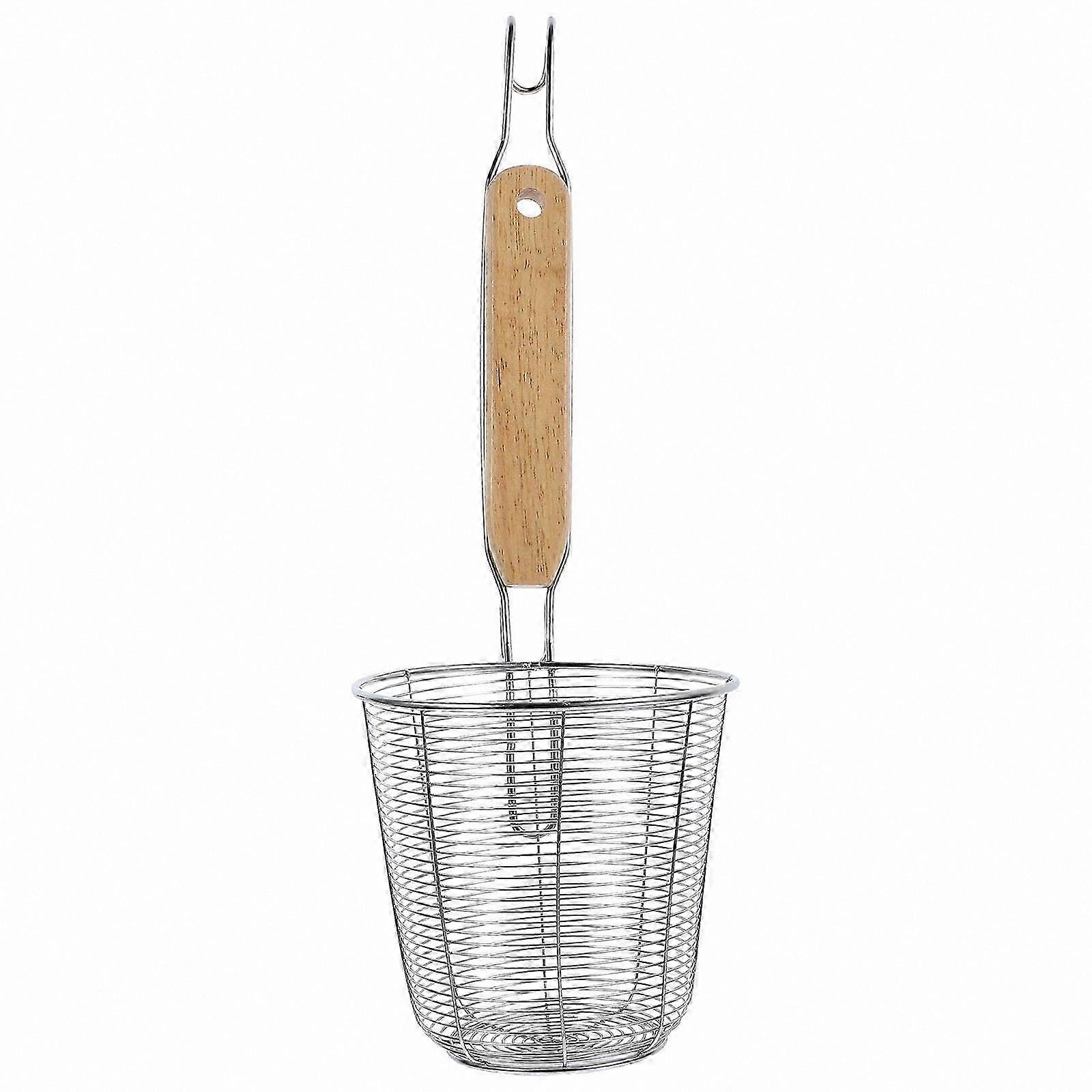 Kitchen Essential, Ergonomic Grip Strainer for Noodles and Pasta