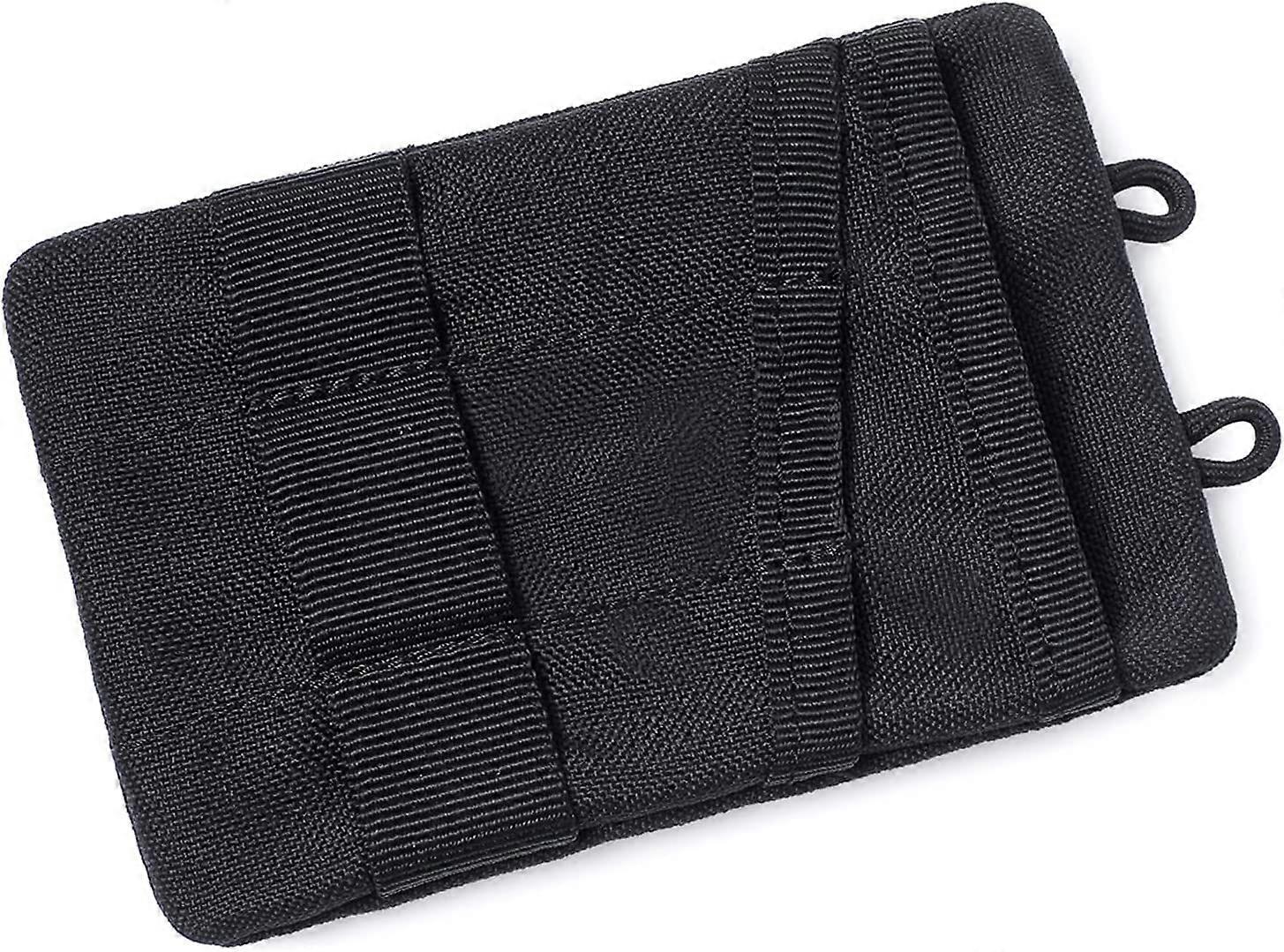 Black Nylon EDC Pouch - Compact Storage Bag (1pc)